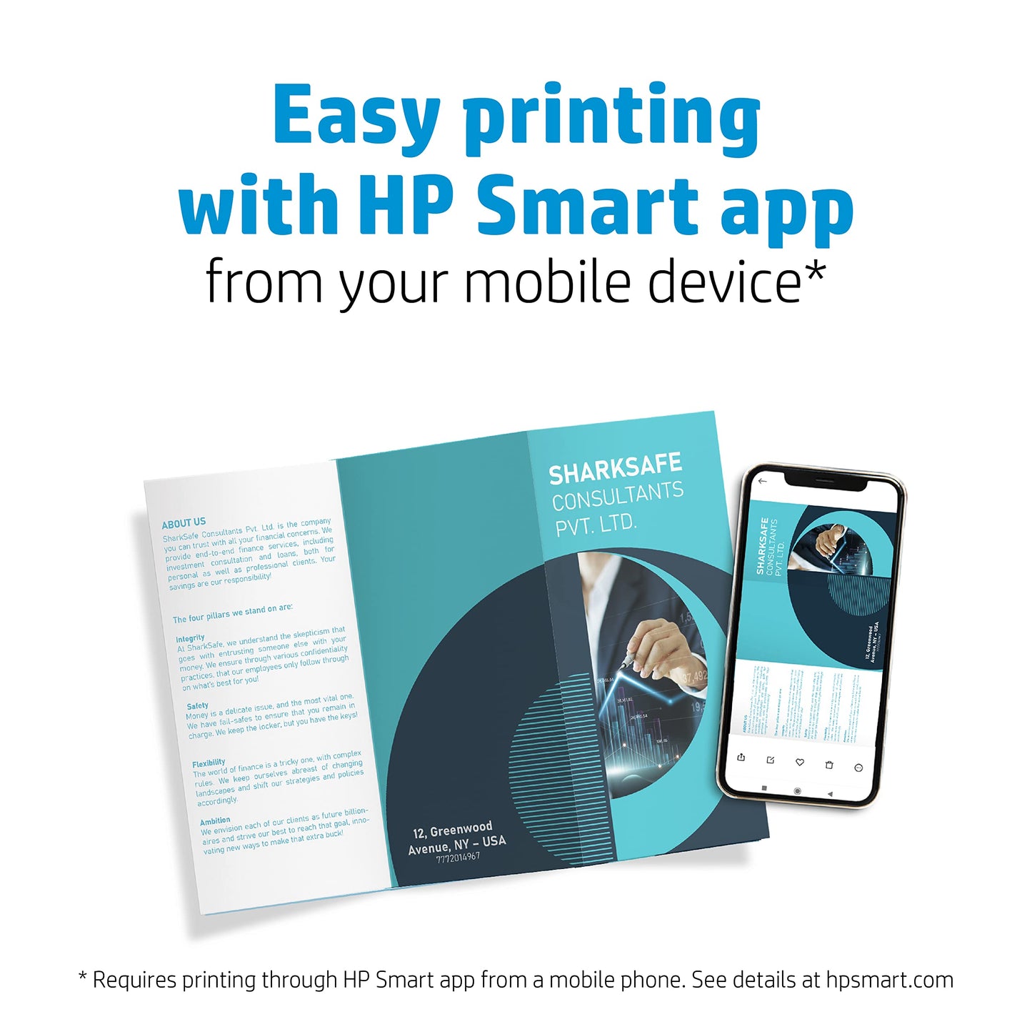 HP Tri-fold Color Laser Glossy Brochure Paper (150 Sheets, 8.5 x 11 Inches)