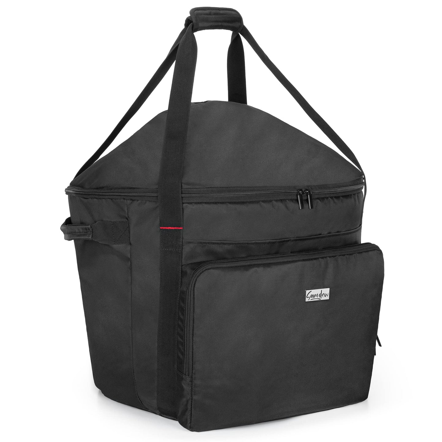 SAMDEW Portable Grill Carry Bag Compatible with Weber Jumbo Joe 18 Inch Charcoal Grill, Grill Cover Compatible with Jumbo Joe 18 in Portable Grill, with Pocket and Handle, Bag Only (Patented Design)
