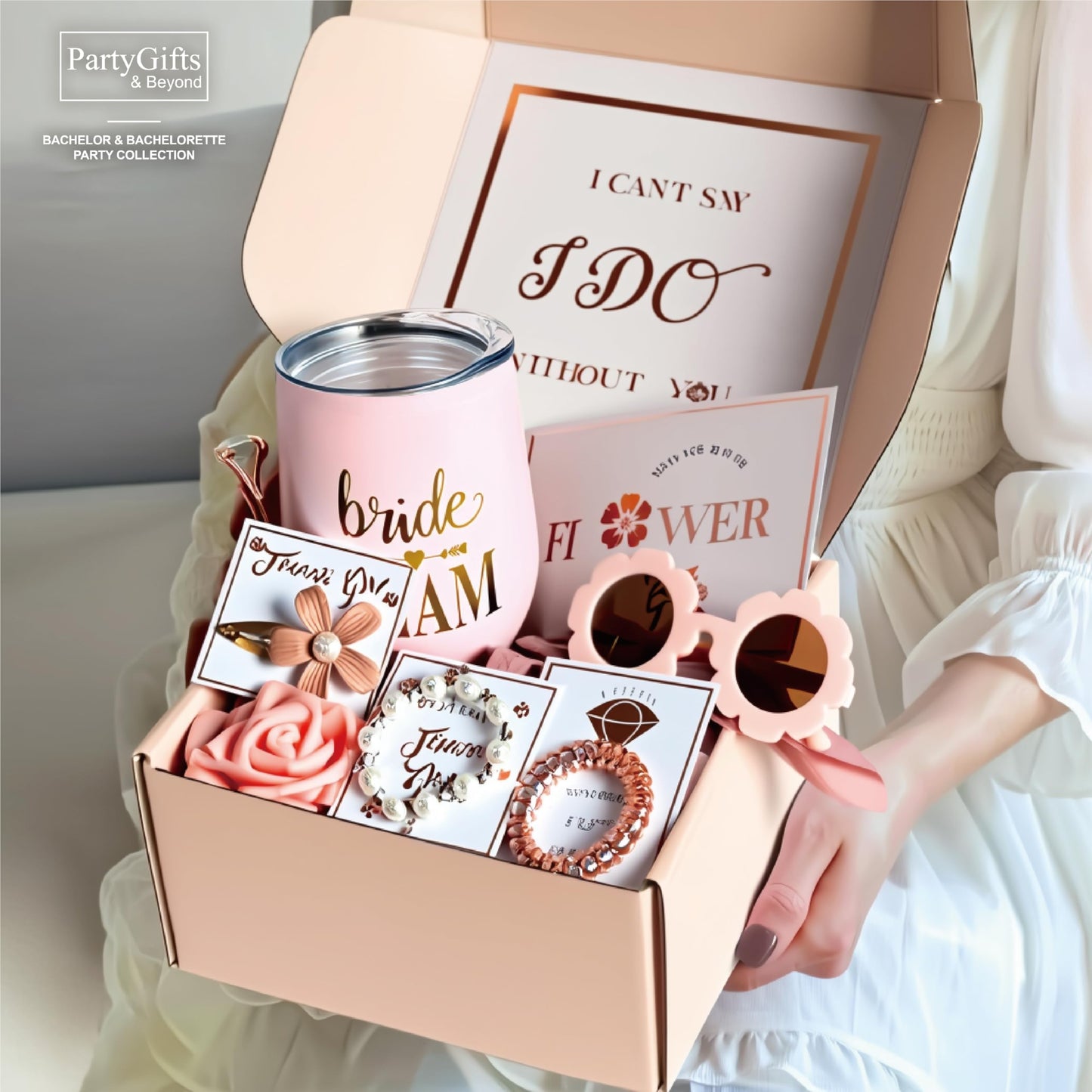 Bride Squad Bachelorette Party Cups 10 Pcs Team Bride Cups Bridesmaid Gifts Tumblers 12 Oz Insulated Cups with Lid and Straw(Pink)