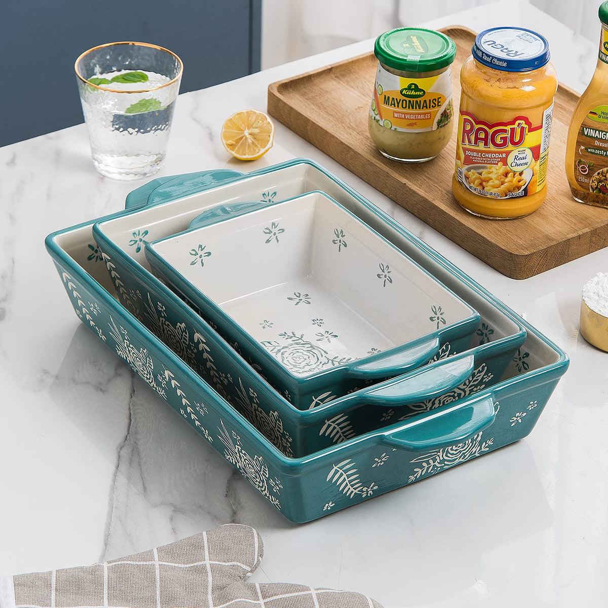 Wisenvoy Casserole Dishes For Oven Baking Dish Ceramic Casserole Dish Lasagna Pan Baking Dishes For Oven Baking Dish Set