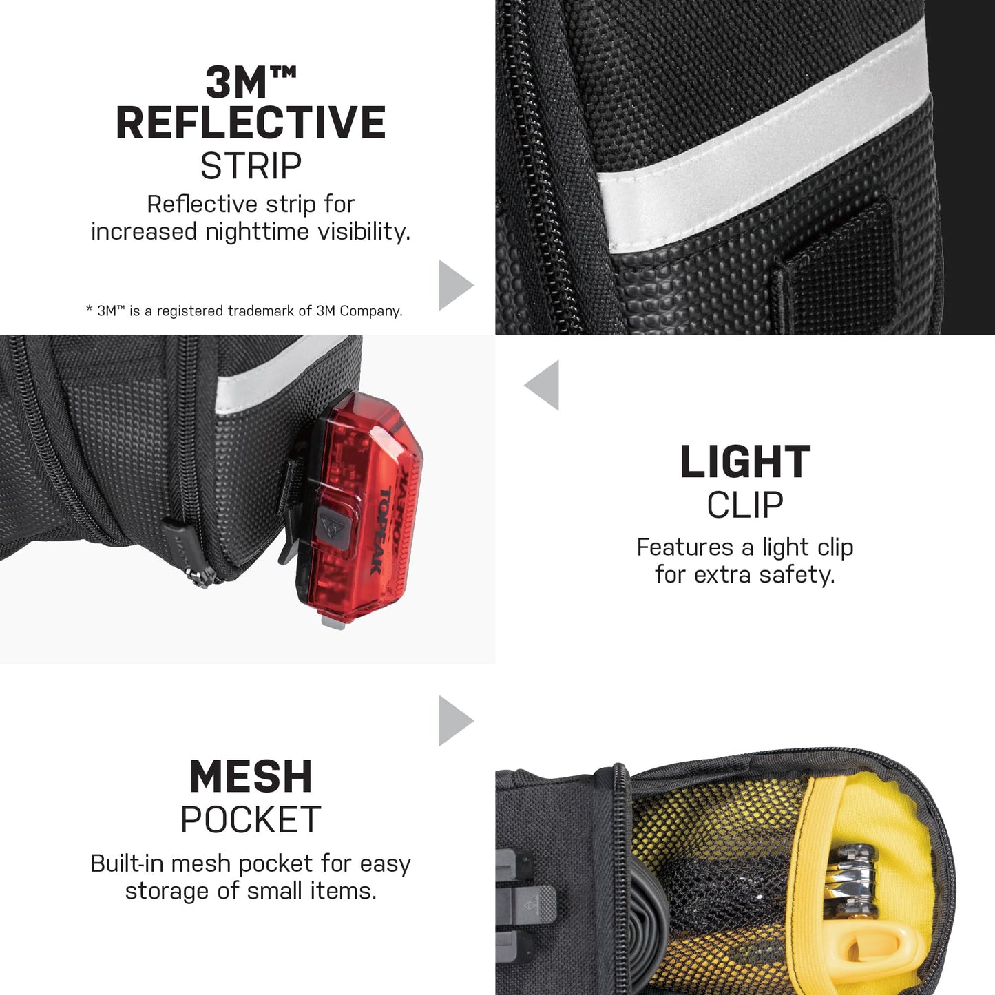 Aero Wedge Pack, with Fixer F25, Medium