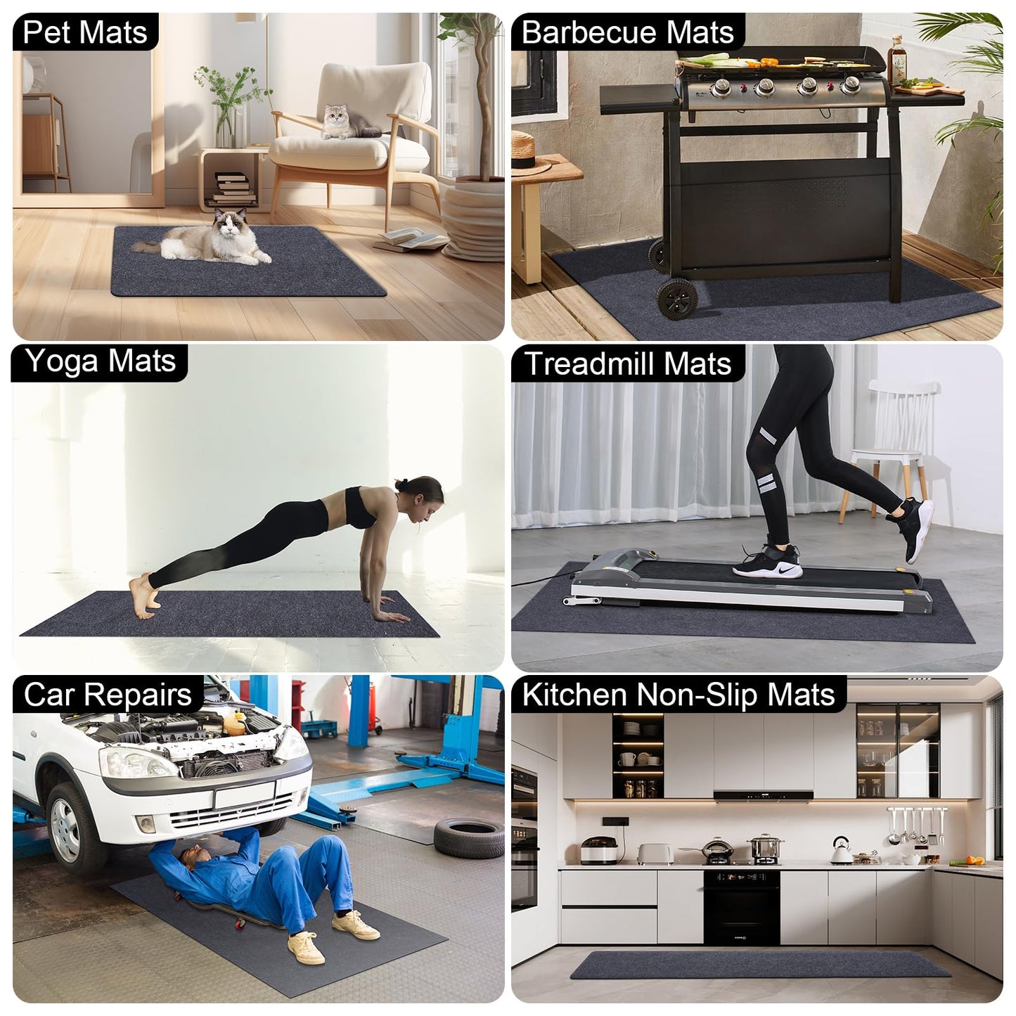 100 Inch Square Hot Tub Mat, ALYCLIP Inflatable Hot Tub Pad Outdoor Waterproof Spa Pool Ground Base Flooring Protector Slip-Proof Backing for Protect Hot Tub Pool from Wear