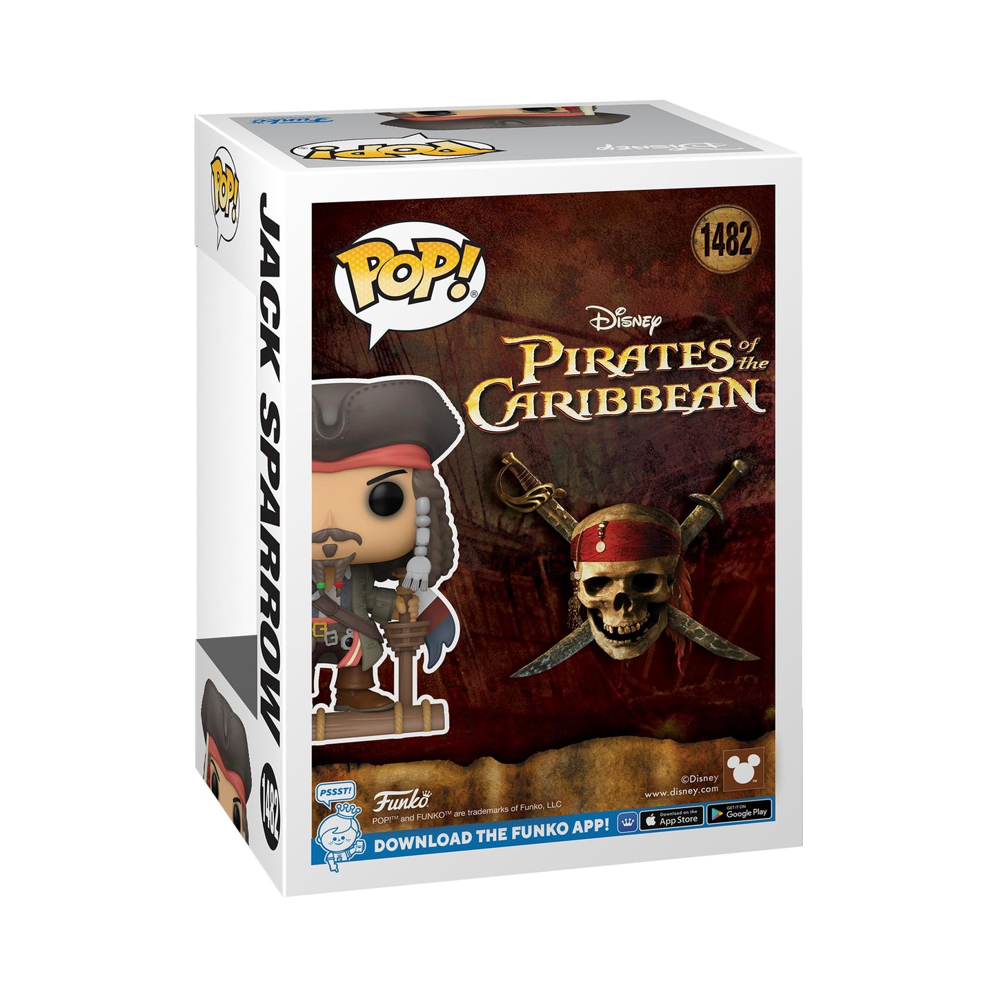 Disney Pirates of the Caribbean Funko POP | Jack Sparrow Specialty Series #1482