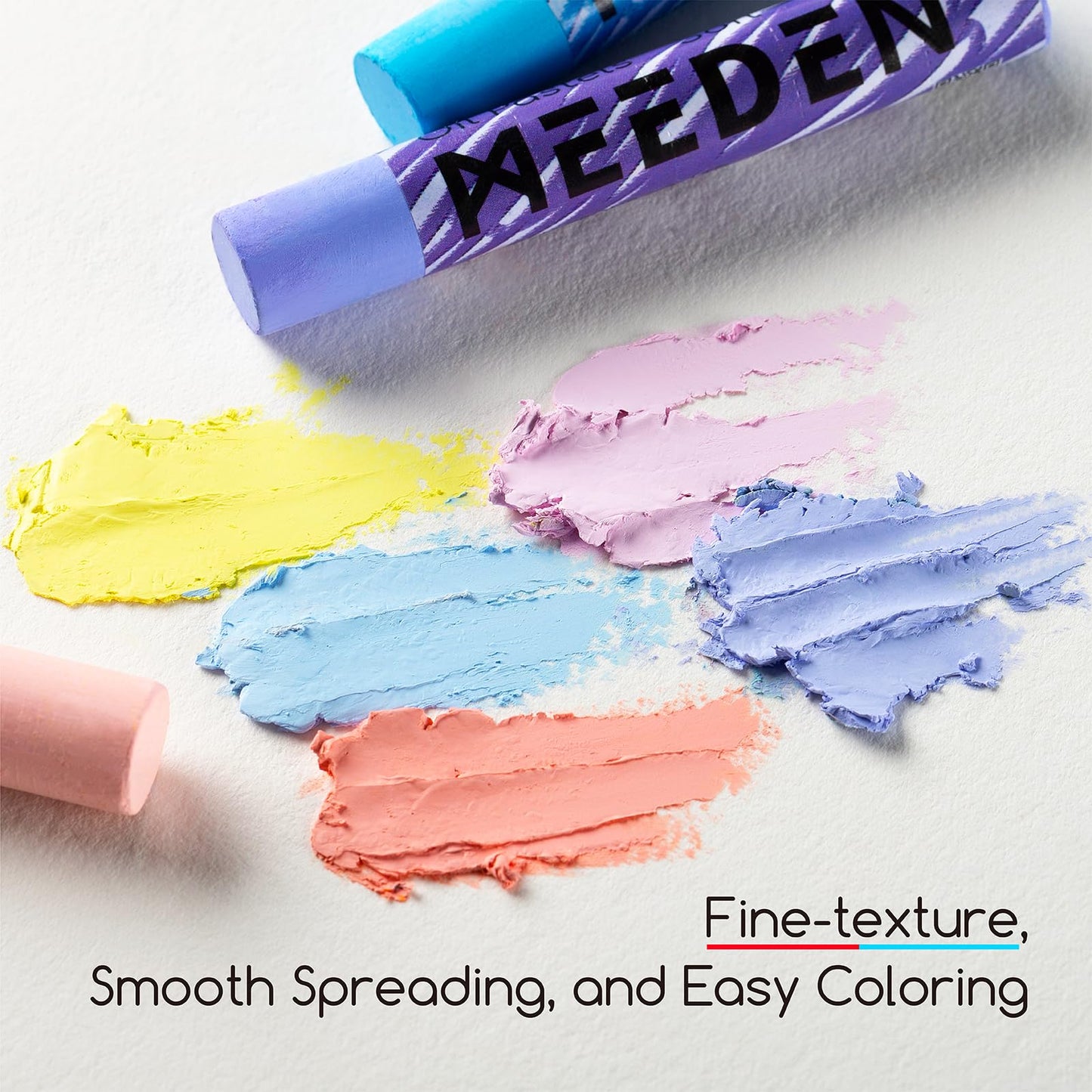 MEEDEN Soft Oil Pastels Set: 72 Vibrant Colors Oil Pastels for Artists Beginners Adults - Smooth Oil Pastels Crayons for Art Supplies, Painting, Drawing, Blending, Layering, Shading