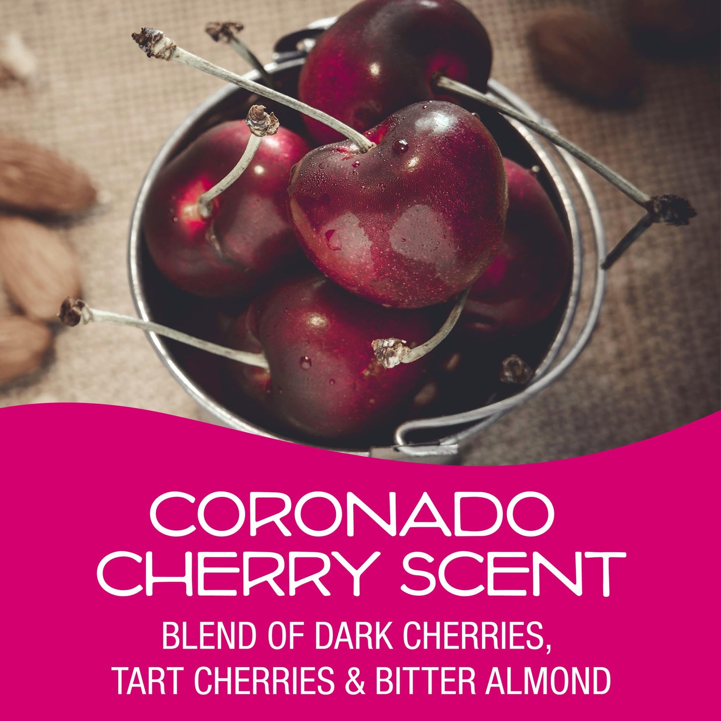 California Scents Spillproof Organic Air Freshener, Coronado Cherry, 1.5 Ounce (Pack of 12)