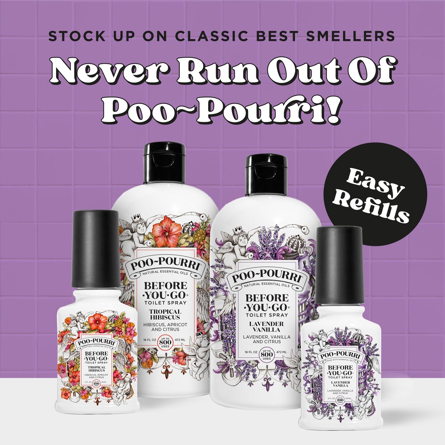 Poo-Pourri Lavender Vanilla, 16 Ounces