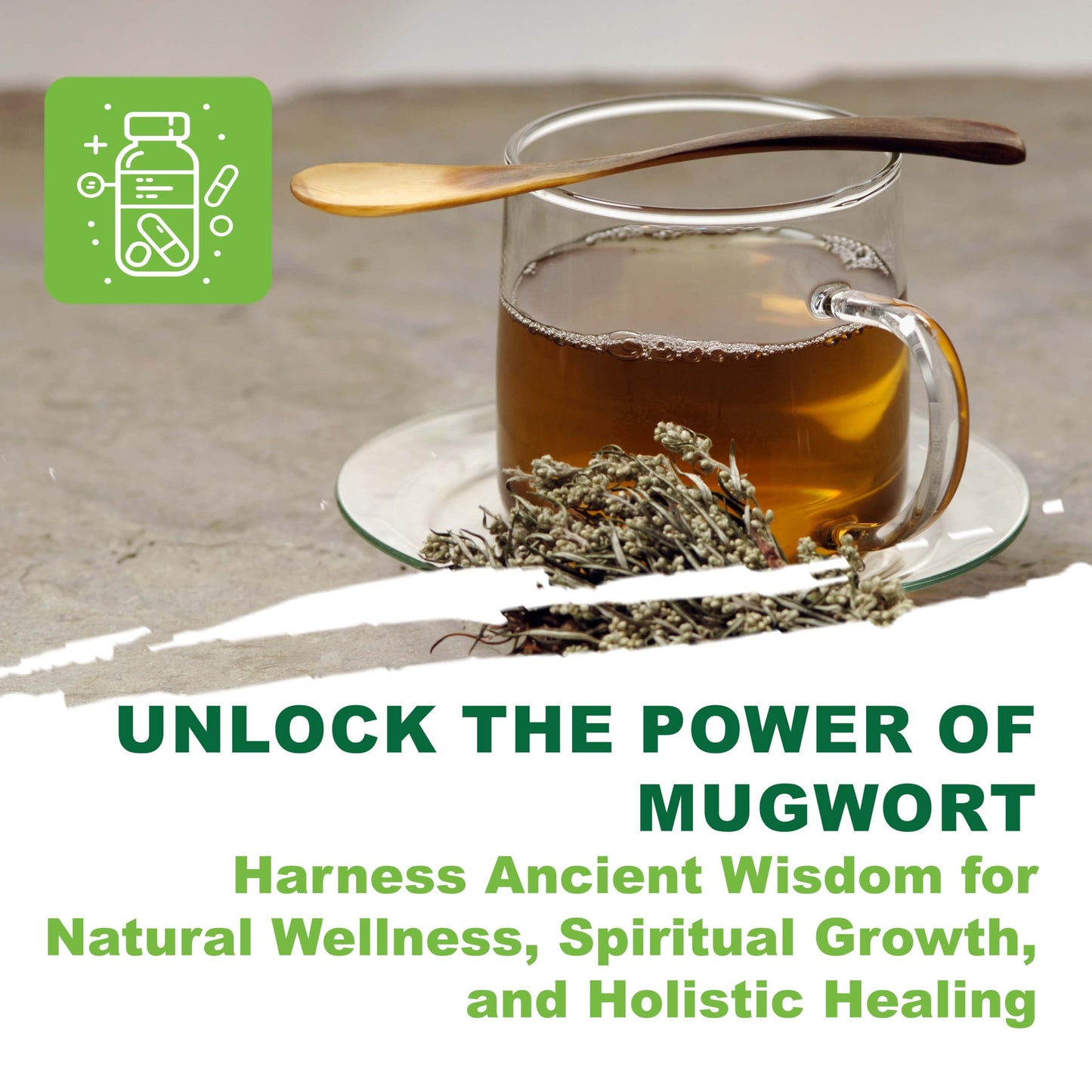 TKE Farms & Gardens - Mugwort Seeds for Planting, 500 mg Packet, 4000+ Non-GMO Heirloom Medicinal Herb Seeds, High Germination Rate, Fast-Growing Perennial Herb, Includes Easy Planting Instructions