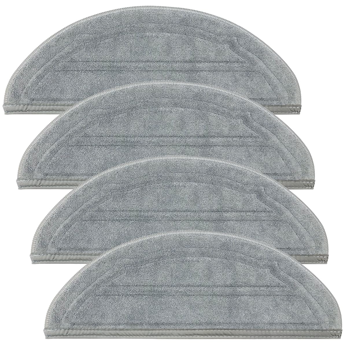 Home Times Vacuum Mop Replacement Pads for Roborock T7S T7S Plus S7/S7MaxV,S7 MaxV Plus Reusable Hard Floor Cloth Expert Wet Replacement Microfiber Soft Pad (4) …