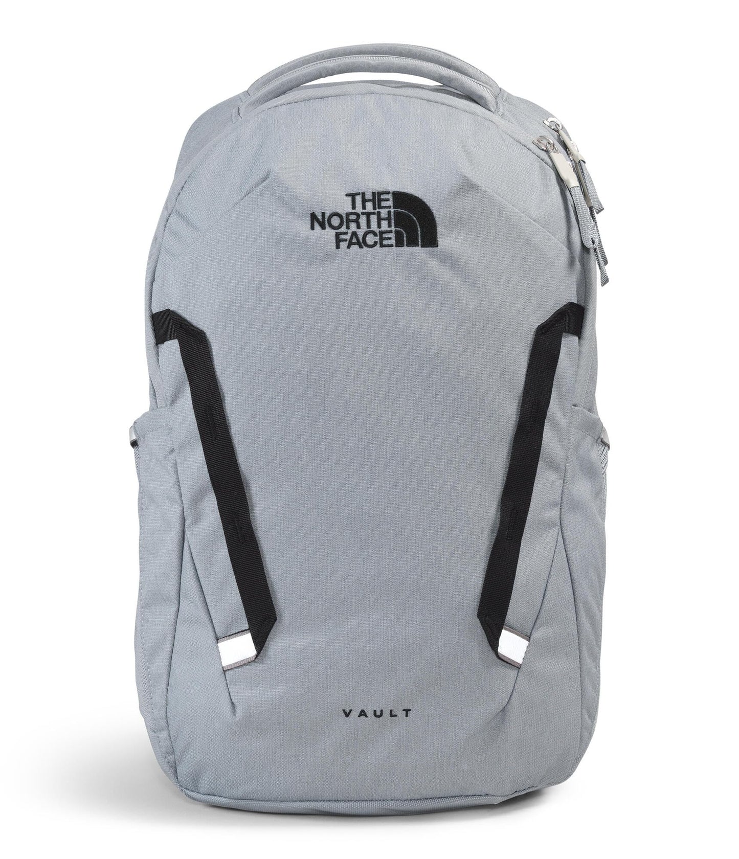 THE NORTH FACE Vault Everyday Laptop Backpack - Commuter Travel Bag, Water-Repellent, Spacious Main Compartment, Mid Grey Dark Heather/TNF Black-NPF, One Size