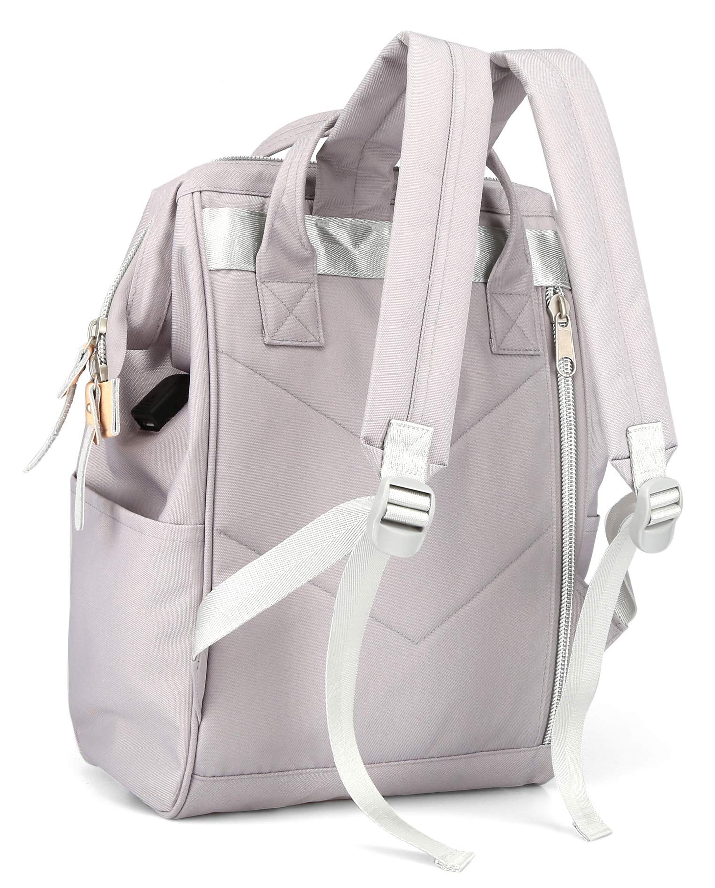 Himawari Laptop Backpack Travel Backpack With USB Charging Port Large Diaper Bag Doctor Bag School Backpack for Women&Men (1881-HZ）
