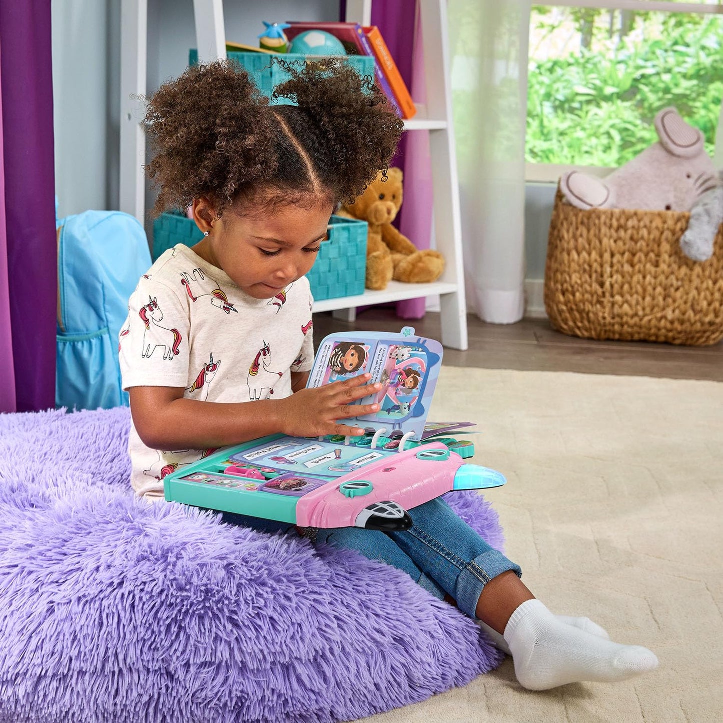 VTech Gabby's Dollhouse Cat-a-Vator Discovery Book (English Version)