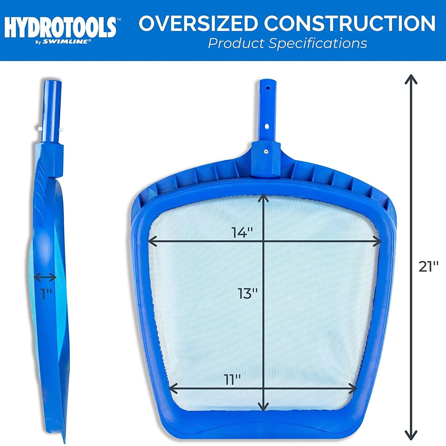 Solstice by International Leisure Products Hydro Tools 8039 Professional Heavy Duty Leaf Skimmer