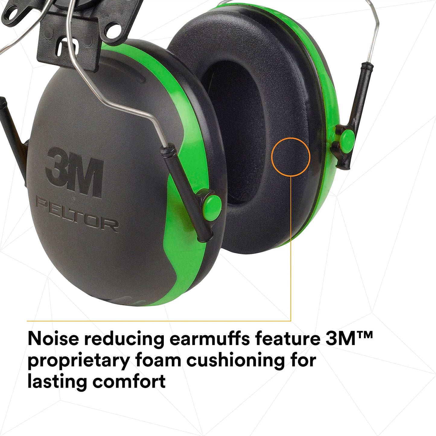3M Peltor X1P3E Cap-Mount Earmuffs