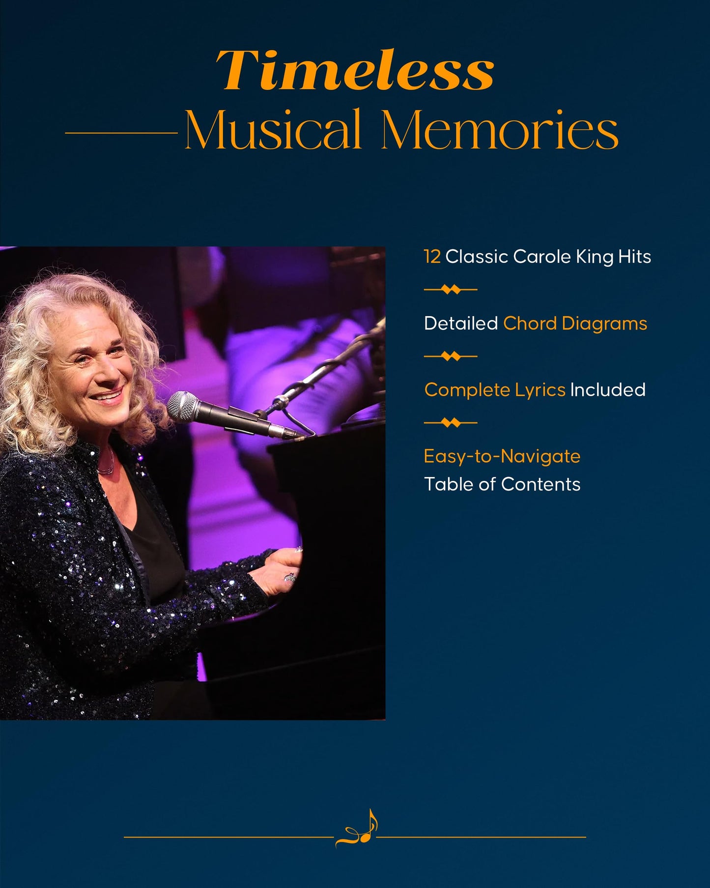 Carole King - Tapestry | Piano/Vocal/Guitar Songbook | Classic Pop Album Sheet Music for Singers Pianists and Guitarists | 12 Grammy-Winning Hits with Chords and LyricsStudents and Teachers