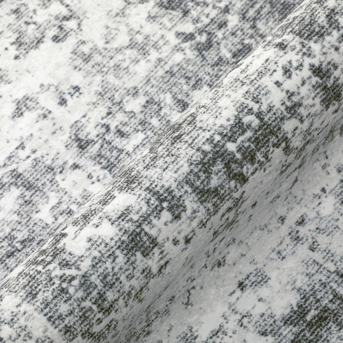 PureCozy Abstract Grey Area Rug 3x5 Modern Office Carpet Washable Neutral Soft Entryway Door Mat Low Pile Non Slip Indoor Throw Rug for Kitchen Bathroom Bedroom Laundry Living Dining Room