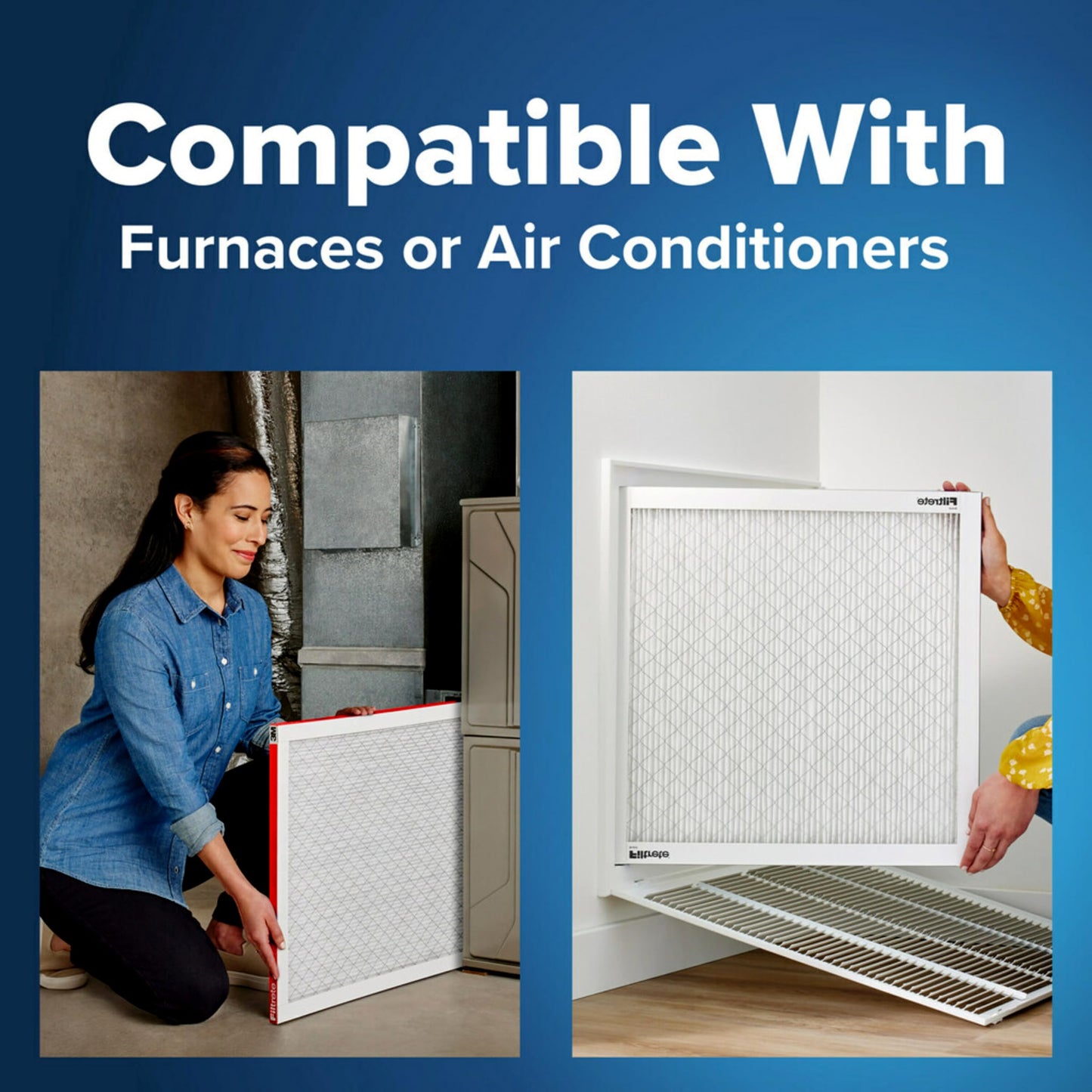 Filtrete 18x18x1, AC Furnace Air Filter, MPR 1, Micro Allergen Defense, 6-Pack