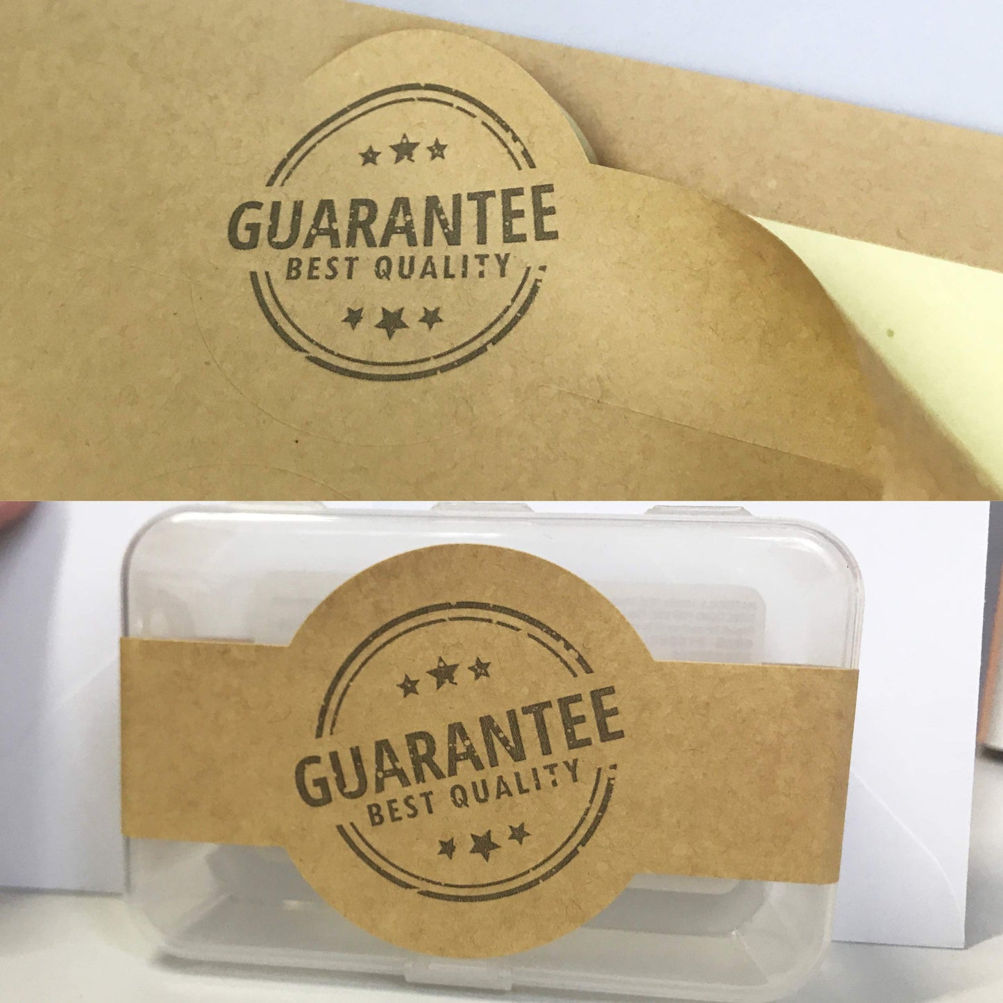 150 Pack, Brown Kraft Soap Labels Stickers, Laser/Inkjet Printing - Letter Size Sheet, 1" x 8.5"
