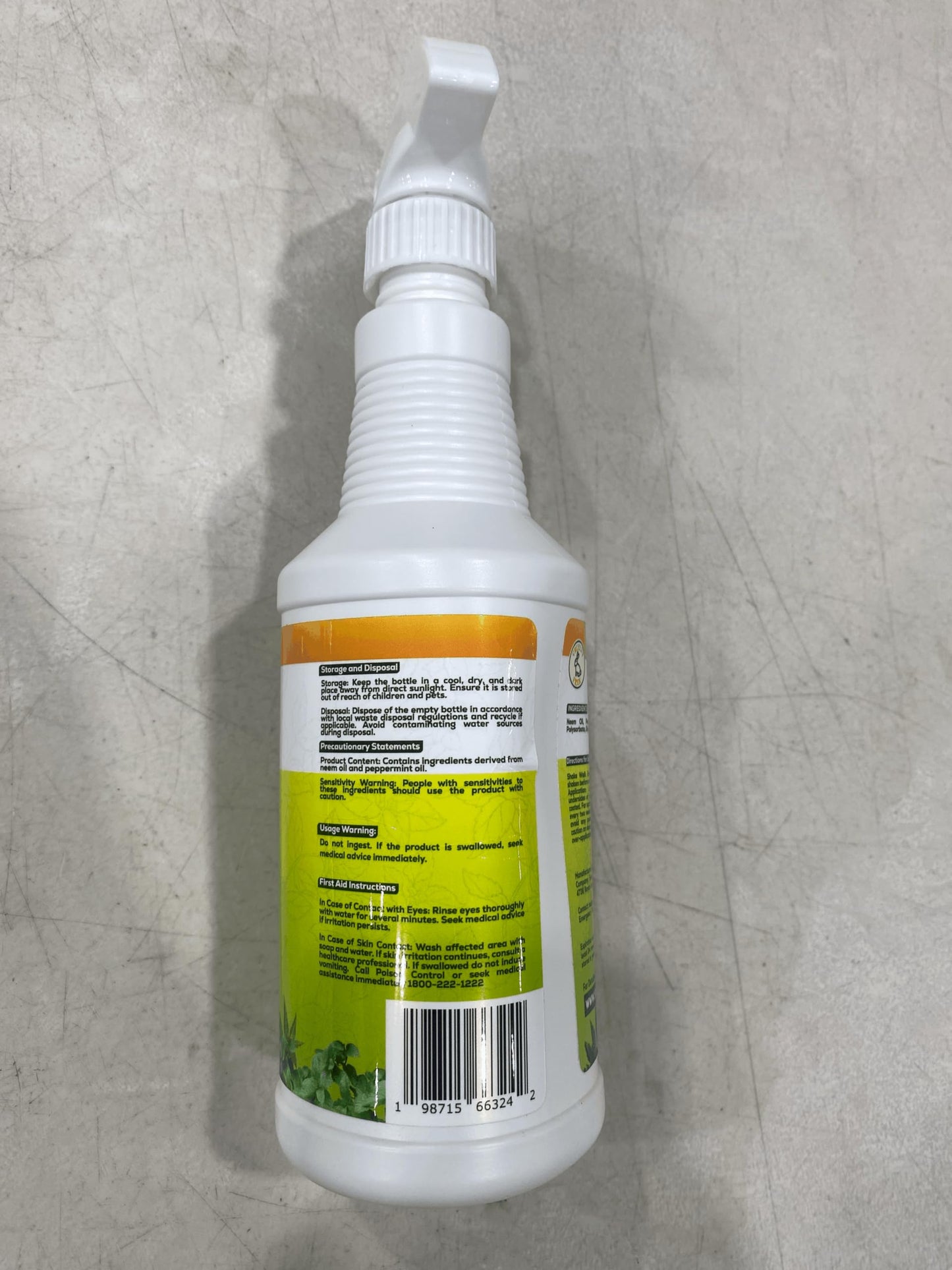 Neem Oil Spray for Plants with Peppermint Oil, Natural Plant Wash Made for Indoor and Outdoor Plants Smart Grower 16oz Easy Ready to Use Spray