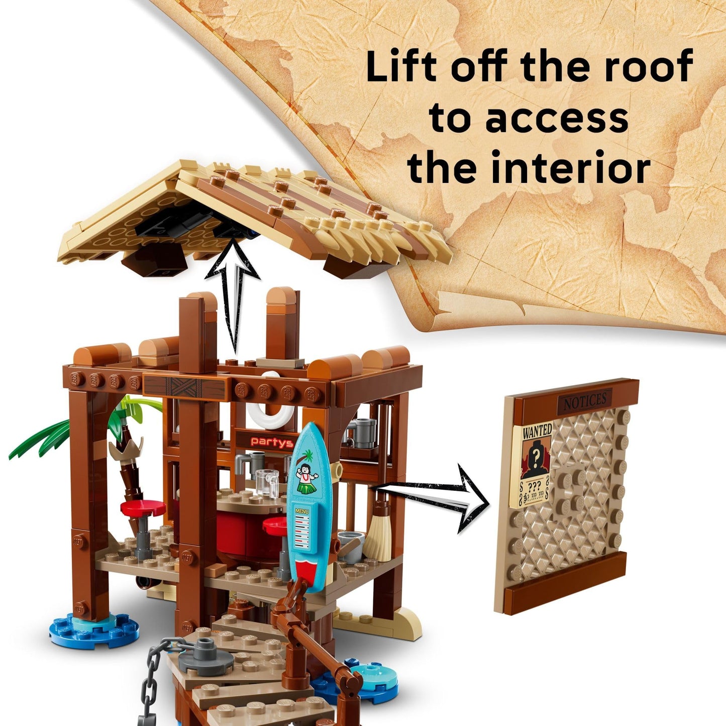 LEGO ONE Piece Windmill Village Hut Building Blocks - Pretend Play Building Toy for Boys & Girls, Ages 8+ - Toy Figures & Playset for Anime Fans - Gift Idea for Birthdays - 75636