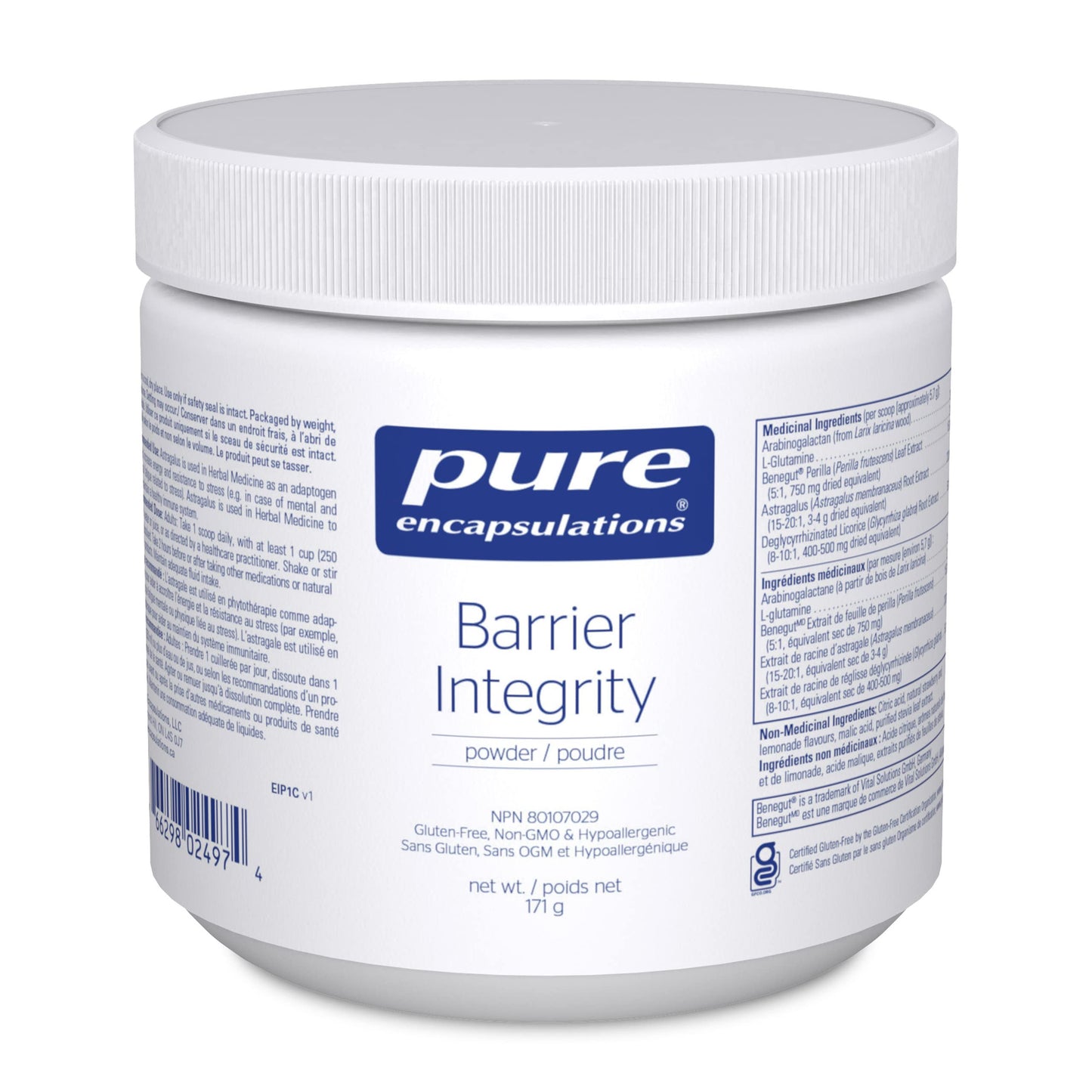 Pure Encapsulation Barrier Integrity Powder | Unique, Broad-Spectrum Combination for Healthy Immune Response Support |171 gram Powder