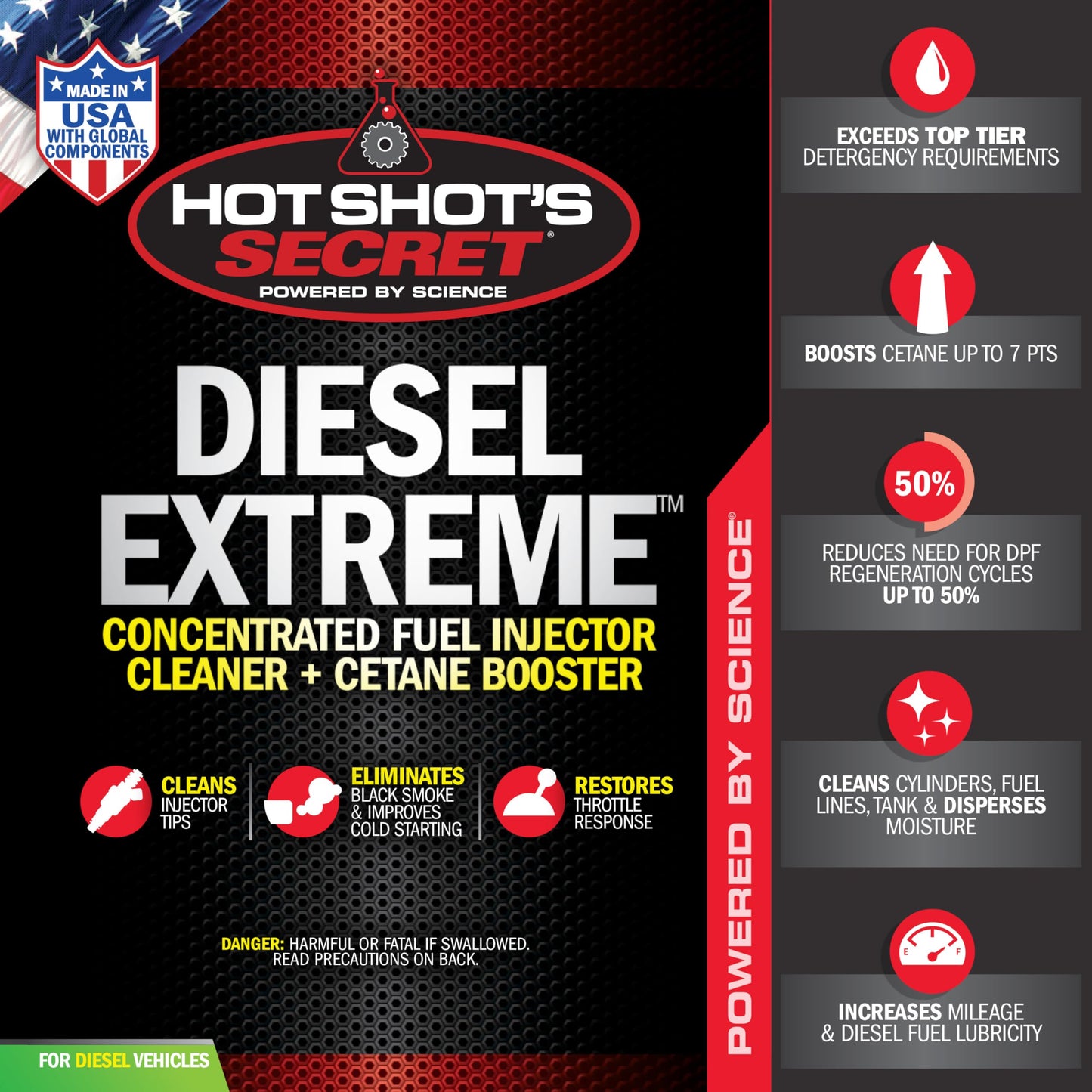 Hot Shot's Secret - P040464Z Diesel Extreme Clean and Boost - 64 fl. oz.
