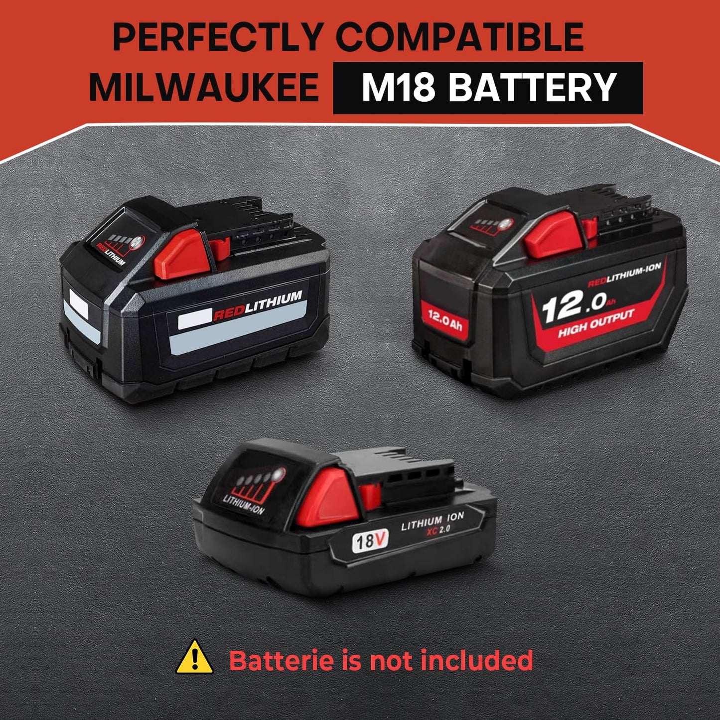 Cordless Leaf Blower for Mwk M18 18V Battery,【Battery Not Included】,Up to 150MPH,2 Speed Mode,180CFM High Speed Small Leaf Blower for Lawn Care, Patio, Blowing Leave