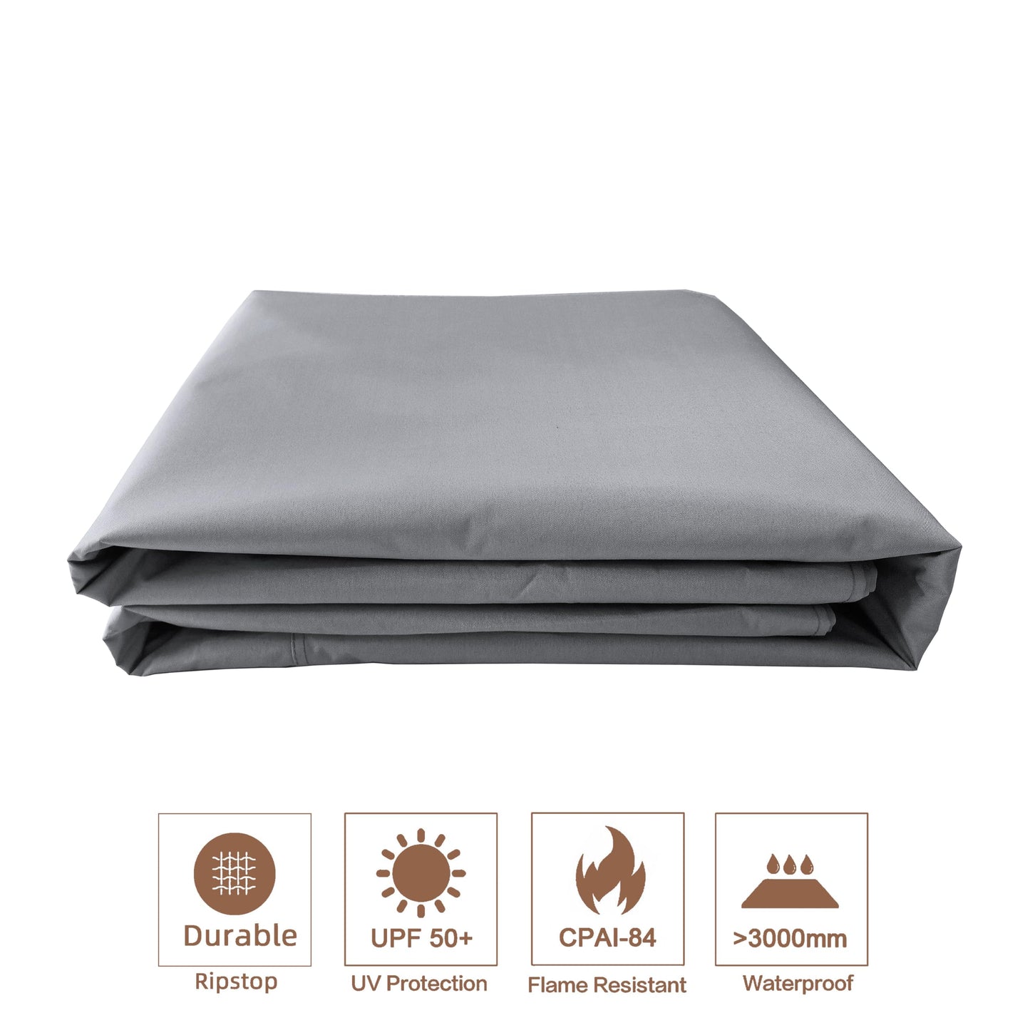 SCOCANOPY 8'x8' Gazebo Top Canopy Replacement Cover Compatible with Canadian Tire Crawford Gazebo, #088-1067-8,Gray