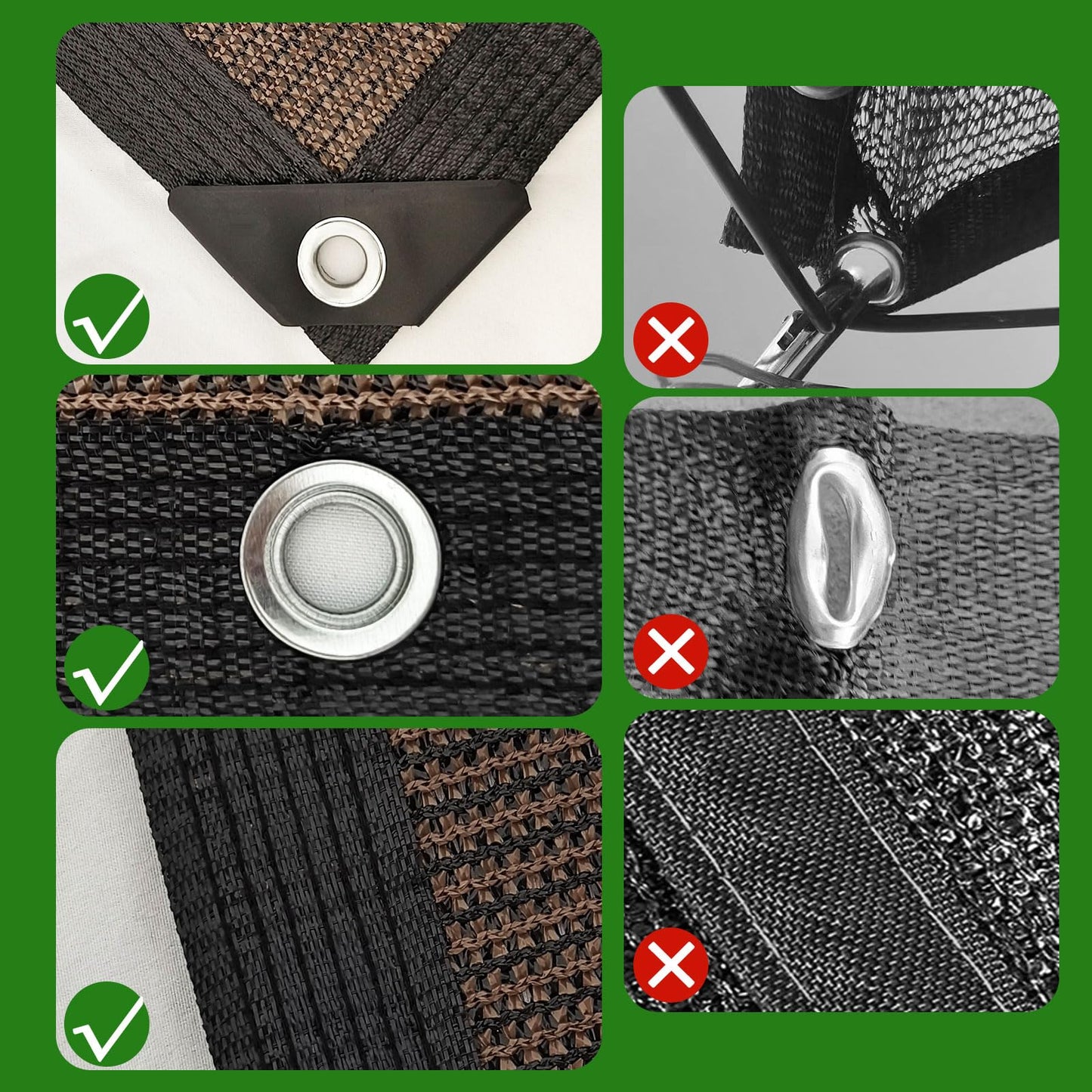 90% Pergola Shade Cover,10'x12' Shade Cloth Outdoors Sunscreen Awning,Coffee Sun Shade Sail with Grommets,Voile d Ombrage Extérieur Patio Shade,Garden Shade Cloth