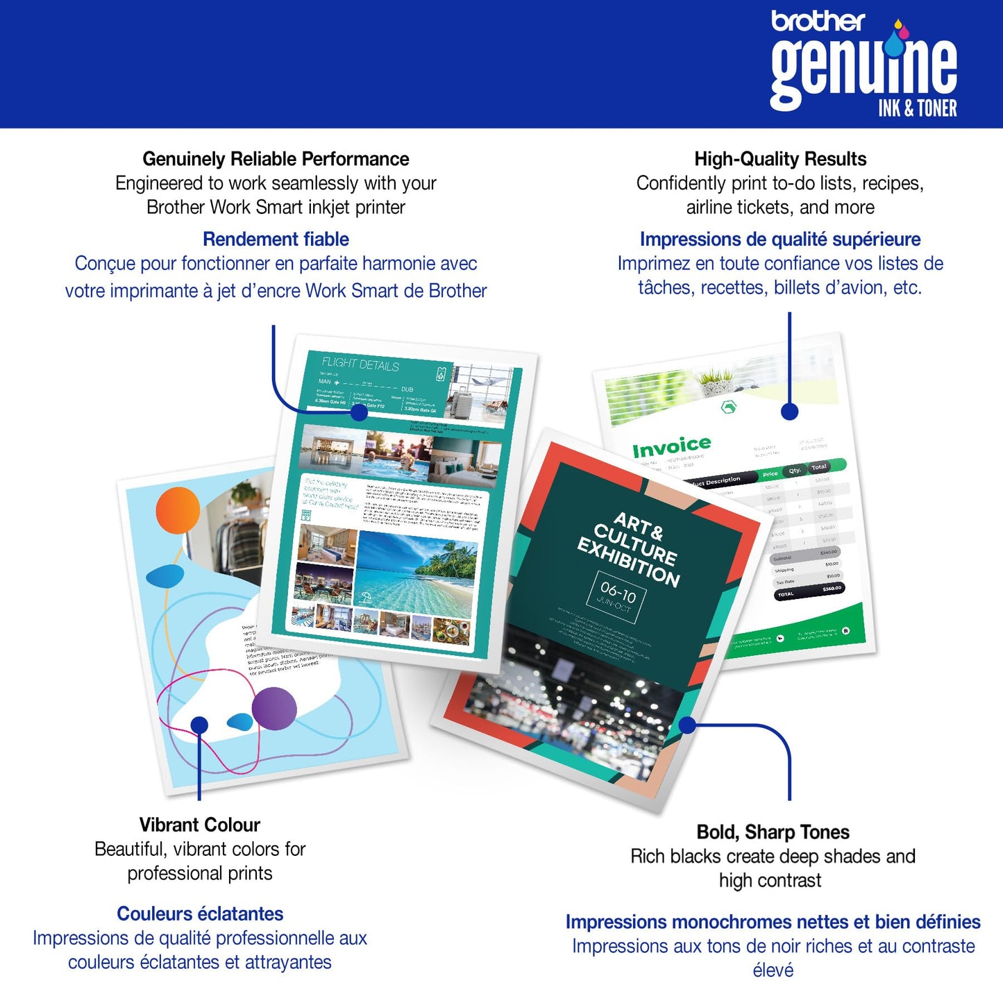 Brother Genuine LC501XLBKS High Yield Black Ink Cartridge for Brother Printer MFC-J1260DW, MFC-J1360DW, MFC-J1410DW