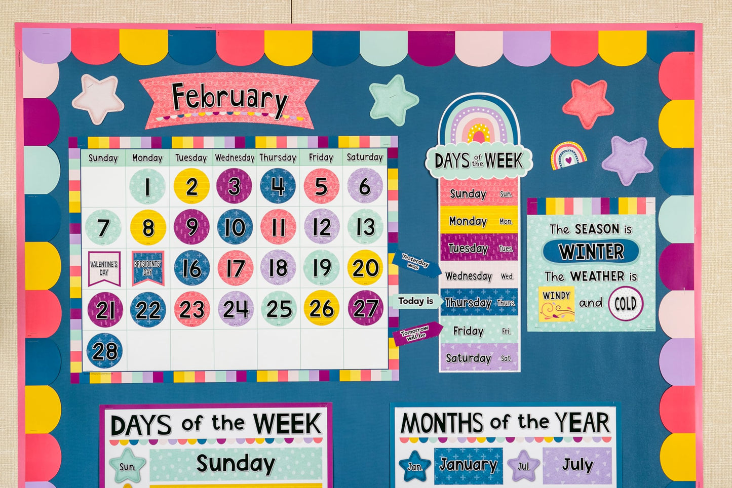Oh Happy Day Calendar Bulletin Board