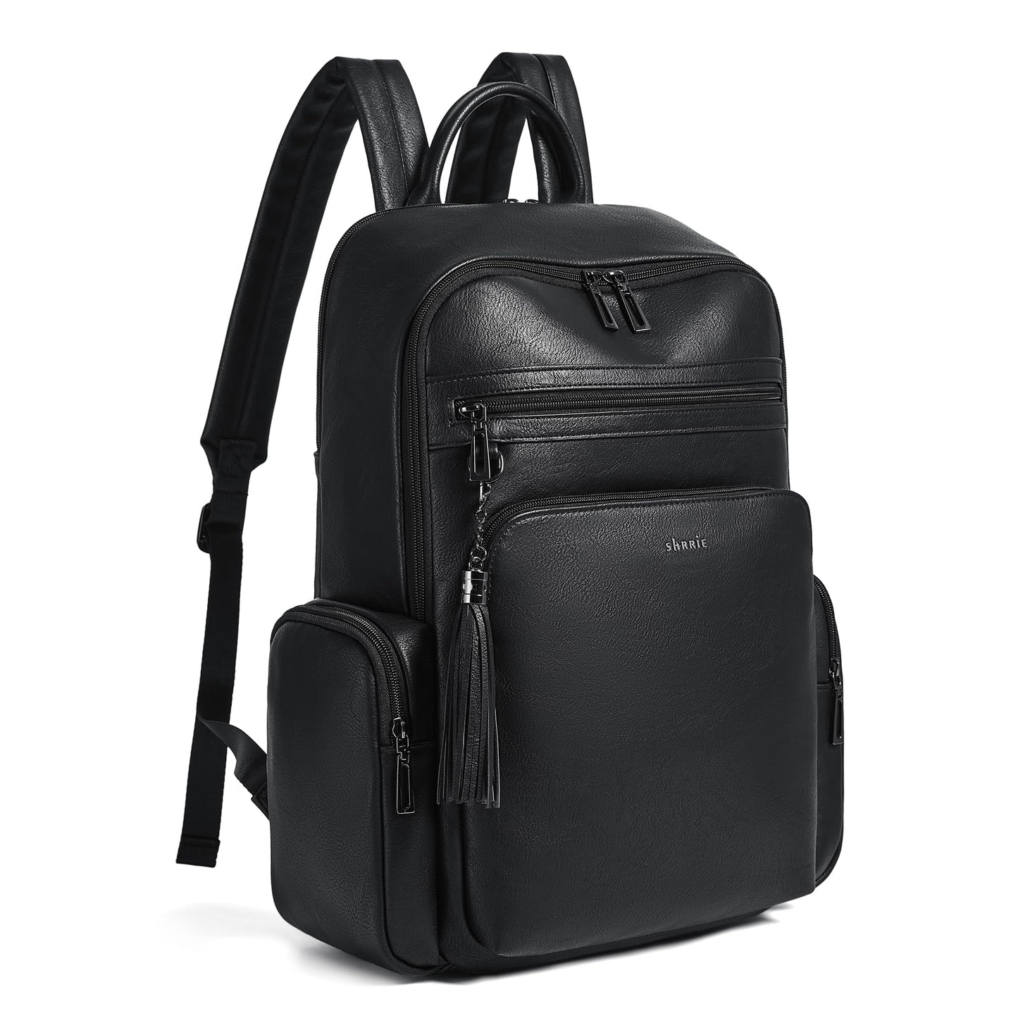 Shrrie Laptop Backpack for Women Fits 16 inch Laptop,Designer Backpacks for Women with Computer Compartment to Business (Black)