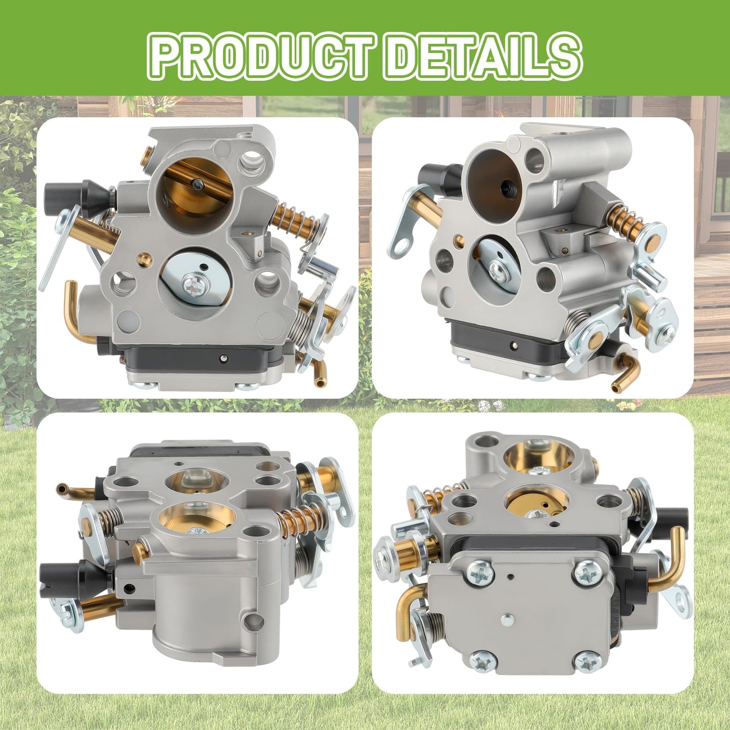 partszen 574719402 Carburetor for Husqvarna 235 240 235E 240E 236 236E Jonsered CS2234 CS2238 CS2234S CS2238S Red Max GZ380 ZAMA C1T-W33C Chainsaw Carb Kit