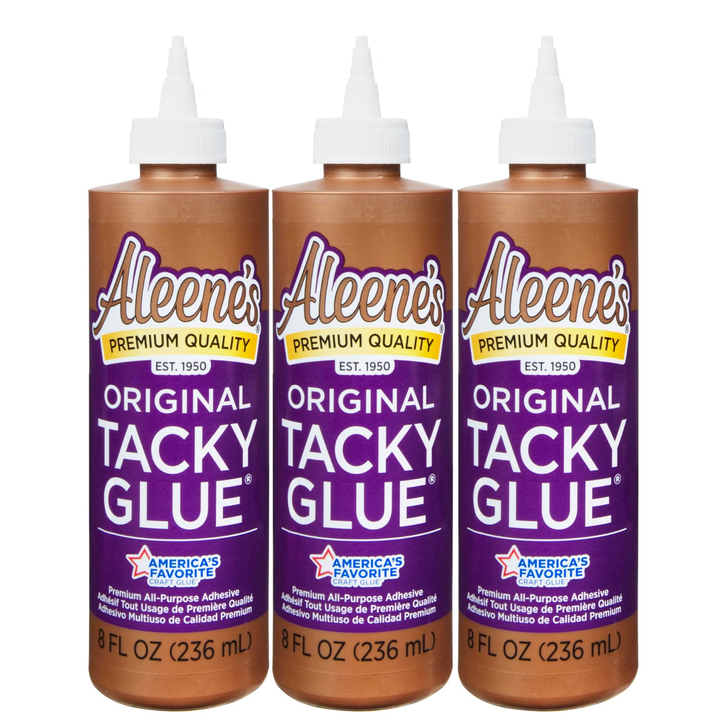 Aleene's 36116 Original Tacky Glue 3 Pack, 8 oz