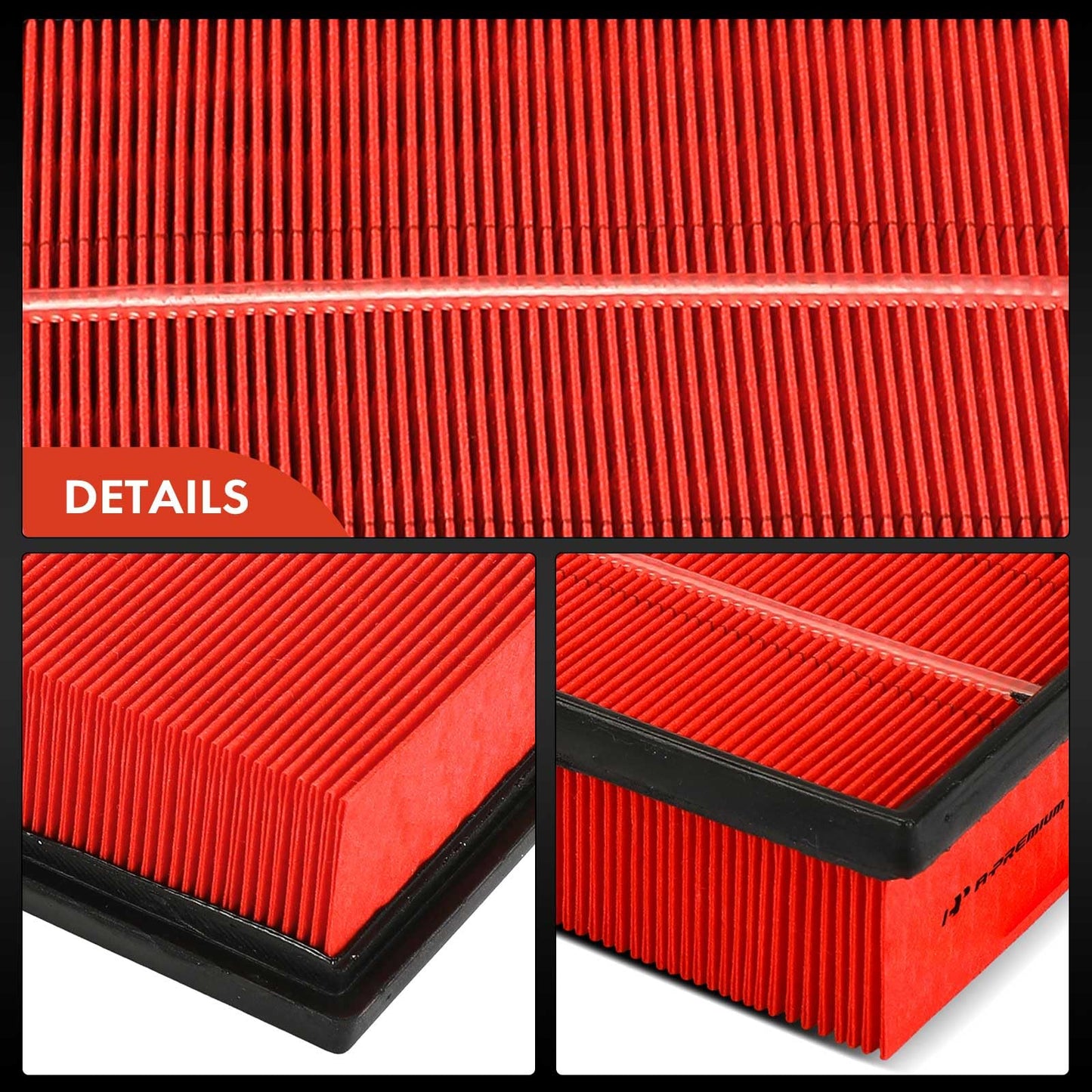 A-Premium 2-PC Pre-oiled Engine Air Filter Compatible with Dodge Ram 2500, Ram 3500 & Mercedes-Benz C230, C240, C250, C280, C300, C320, C350, C55 AMG, E300, E320, E350, E500, E550