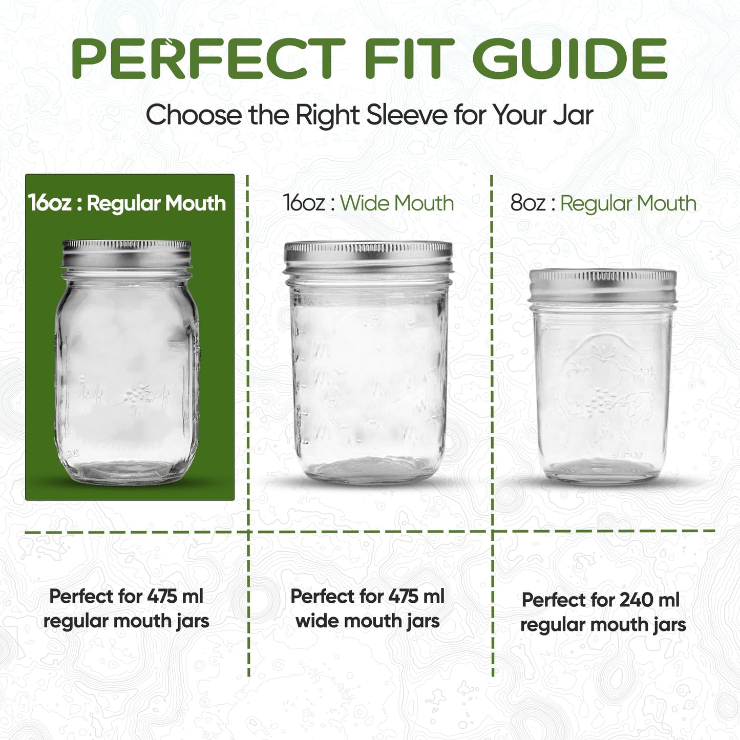 minliving Silicone Mason Jar Sleeves, Cup Holder 5 Pack Value Combo Anti-slip protection - Fits 16oz REGULAR mouth Jelly Canning, Ball and Kerr Jars (5, Autumn Winter)