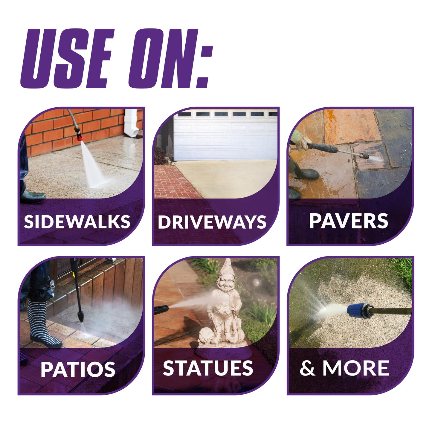 Simple Green Oxy Solve Concrete and Driveway Pressure Washer Cleaner - Removes Stains from Mold, Mildew and Oil on Garage Floors, Sidewalks, Walkways & Driveways - Concentrate 1 Gal.