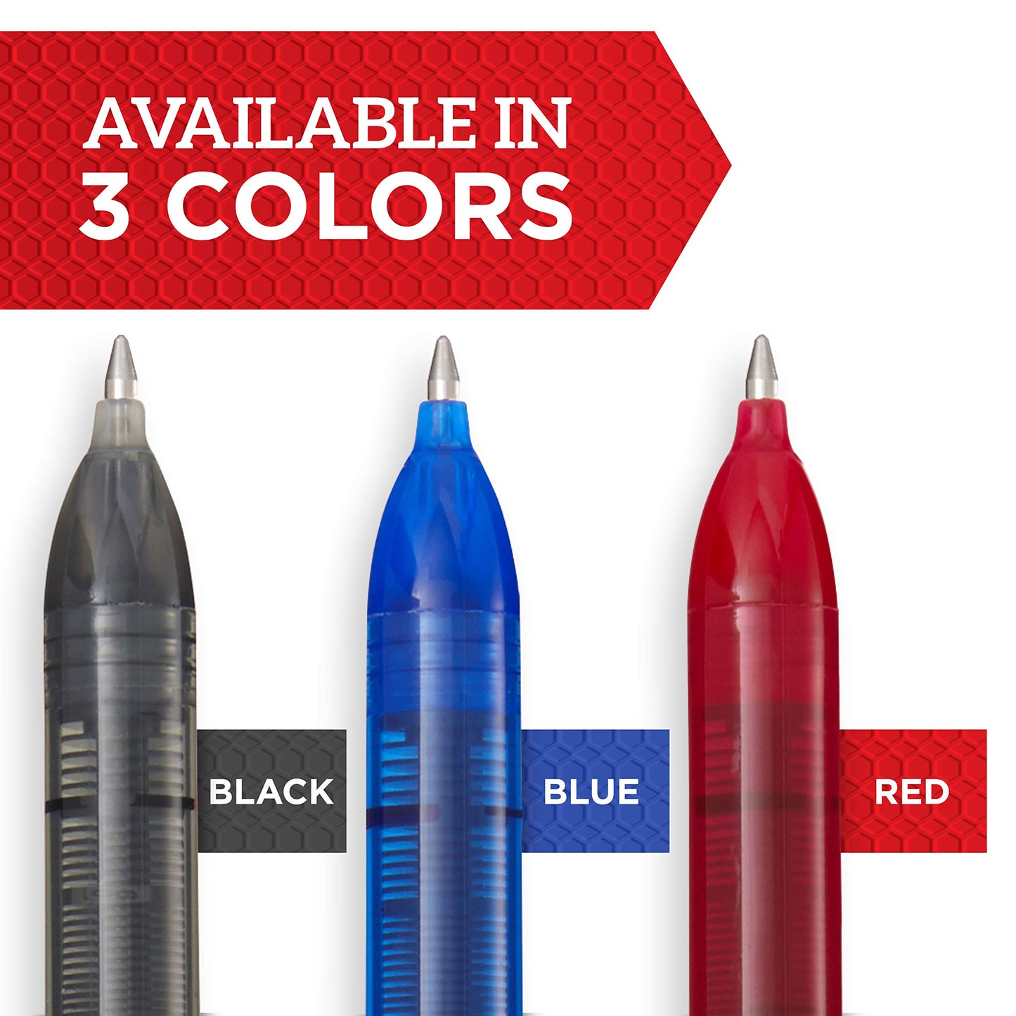 Sharpie Rollerball Pen, Arrow Point (0.7mm) Pen for Bold Lines, Black Ink, 12 Count