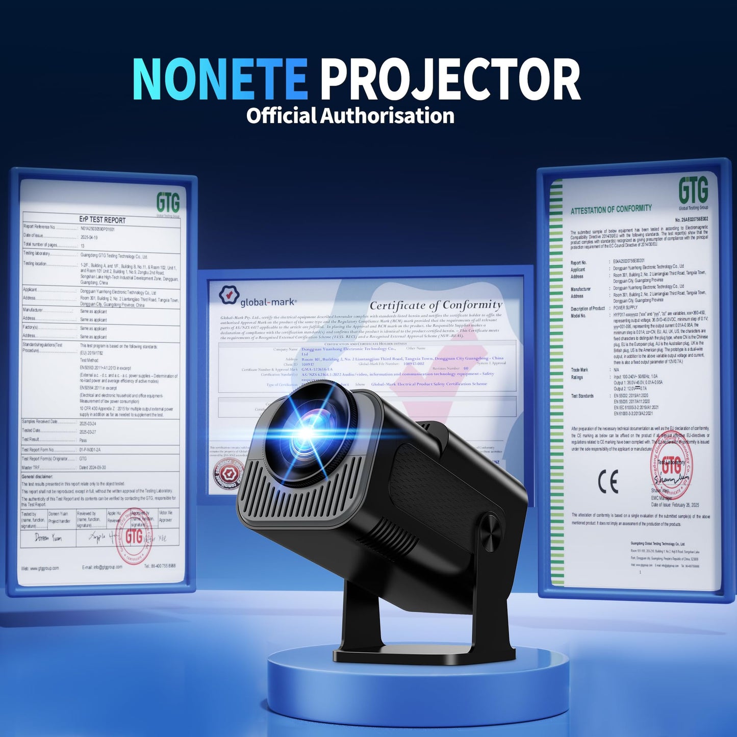 【Built-in Apps】Mini Projector 1080P Full HD, 4K Projector with 180° Rotation, Portable Projector WiFi 6&Bluetooth 5.2 Support, Featuring Auto Keystone Correction, HDMI/USB Connectivity Black