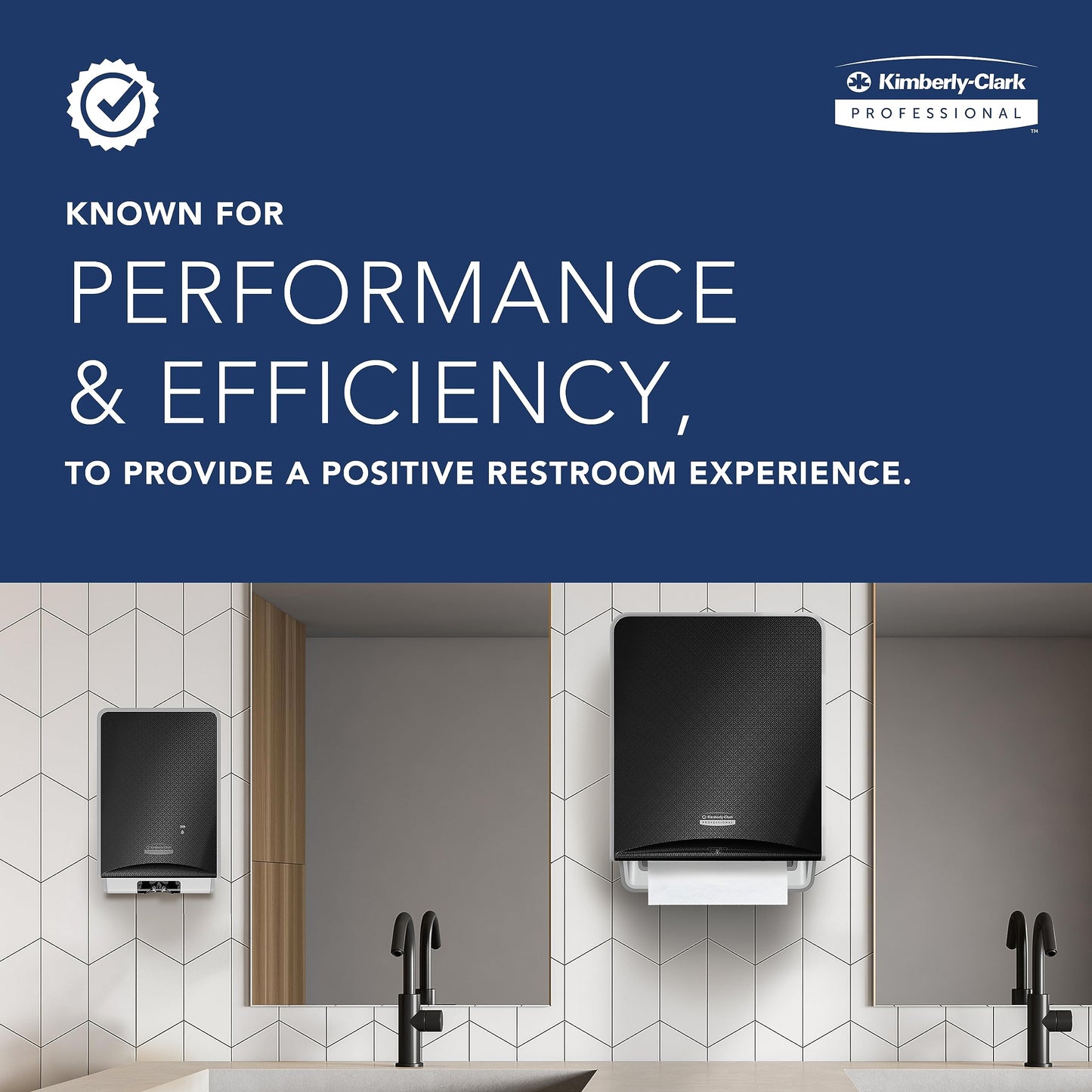 Kimberly-Clark Professional Omni Manual Hard Roll Paper Towel Dispenser (09746), Black, Universal 1.5" Core Compatible, Wall Mounted, Space-Saving Design, for Commercial Hand Towels (Qty 1)
