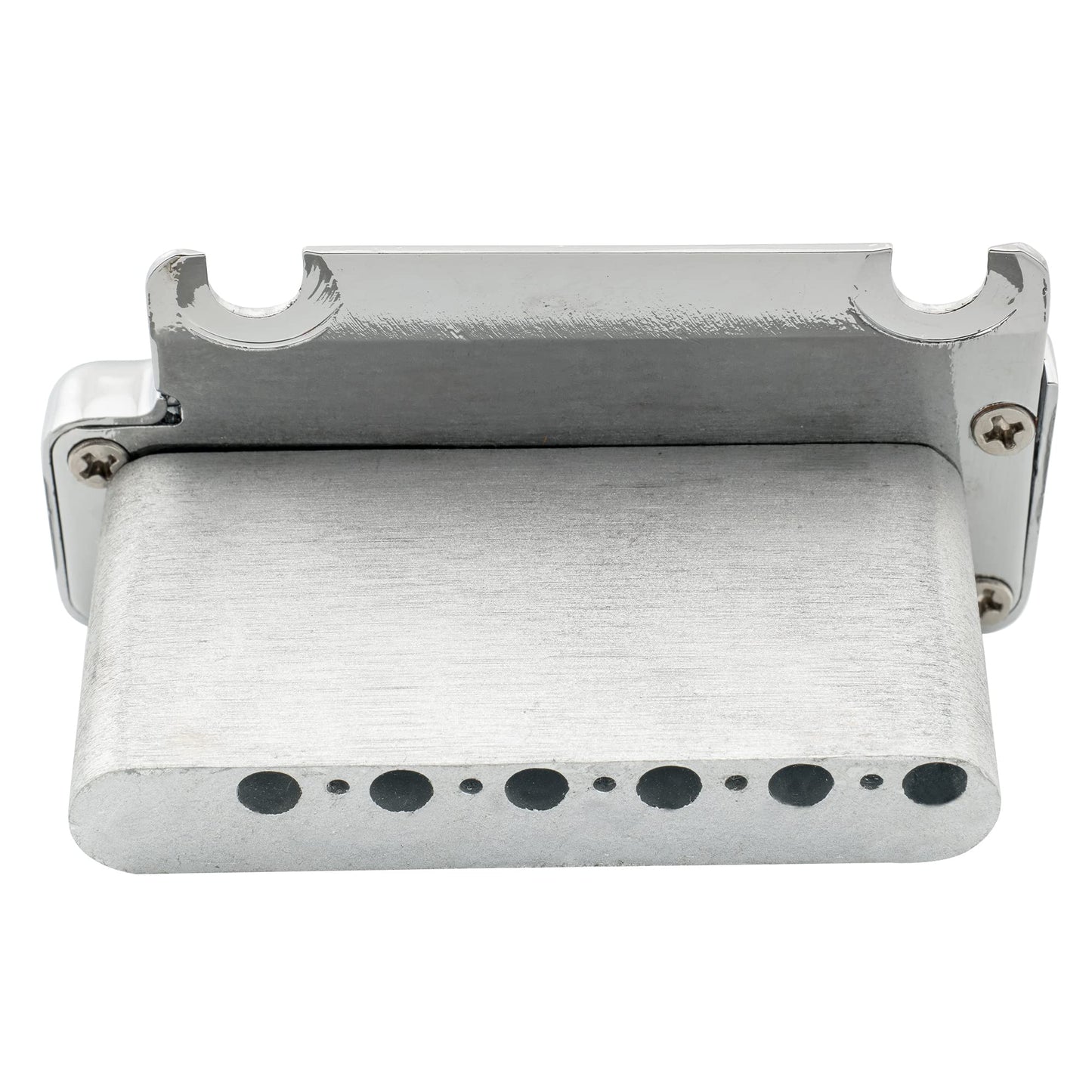 Wilkinson WOV08 52.5mm (2-1/16 inch) 2-Point Tremolo Bridge for American Standard or Professional Fender Strat Electric Guitar, Chrome