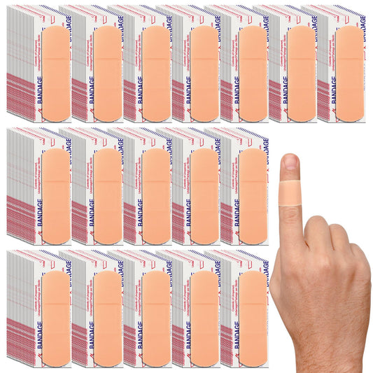 3000 Pcs 1" x 3" Adhesive Bandages Bulk Breathable Adhesive Bandages Waterproof Bandages for Homeless Care Supplies Donation Sensitive Skin Nurses Businesses Travel First Aid Kits