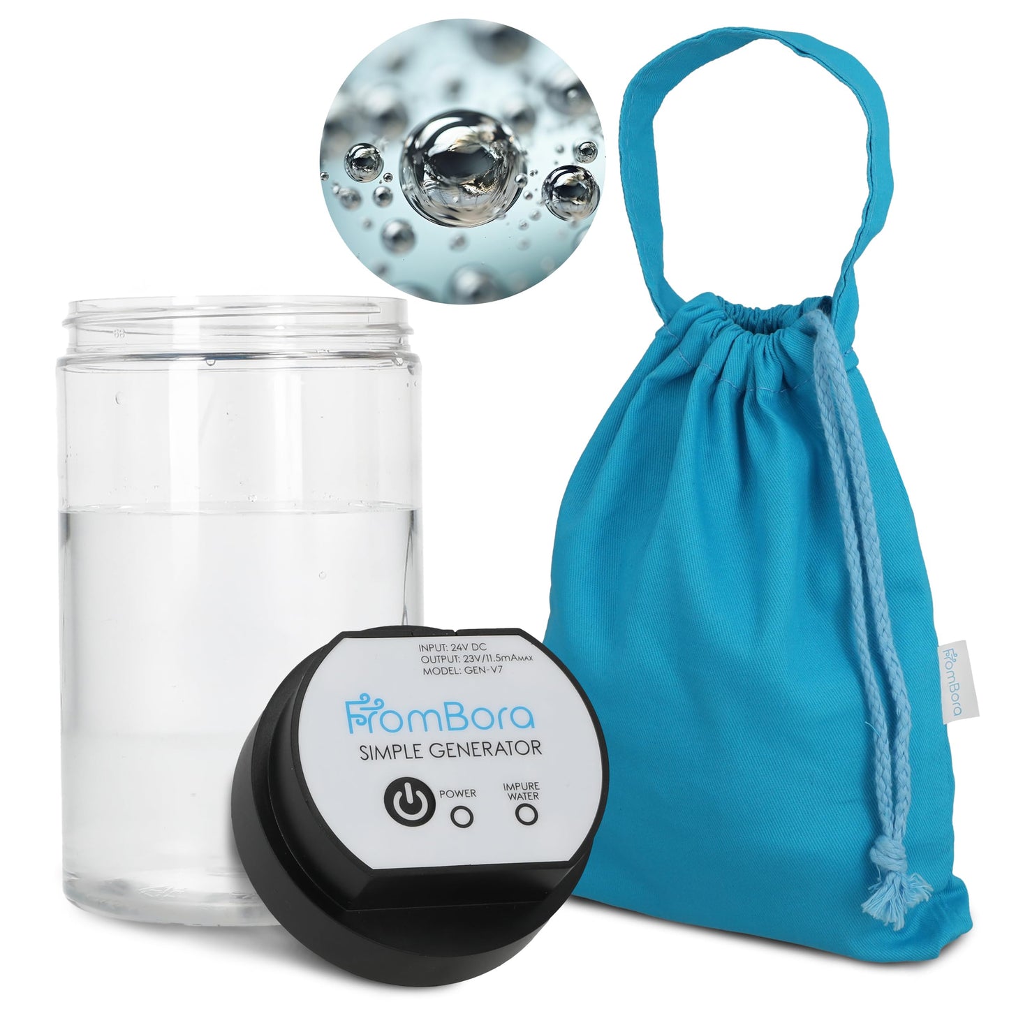 Colloidal Silver Generator Kit – 99.99% (Ag) Rods, TDS Meter Colloidal Silver Machine, Impure Water Indicator, Water Ionizer Machine for Home, Travel Bag, Simple Kit