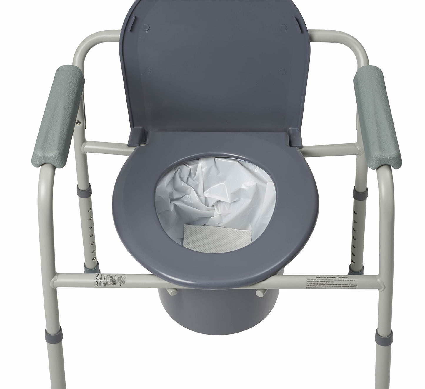 Medline MDS89664LINER Commode Liners with Absorbent Pads (Pack of 6)
