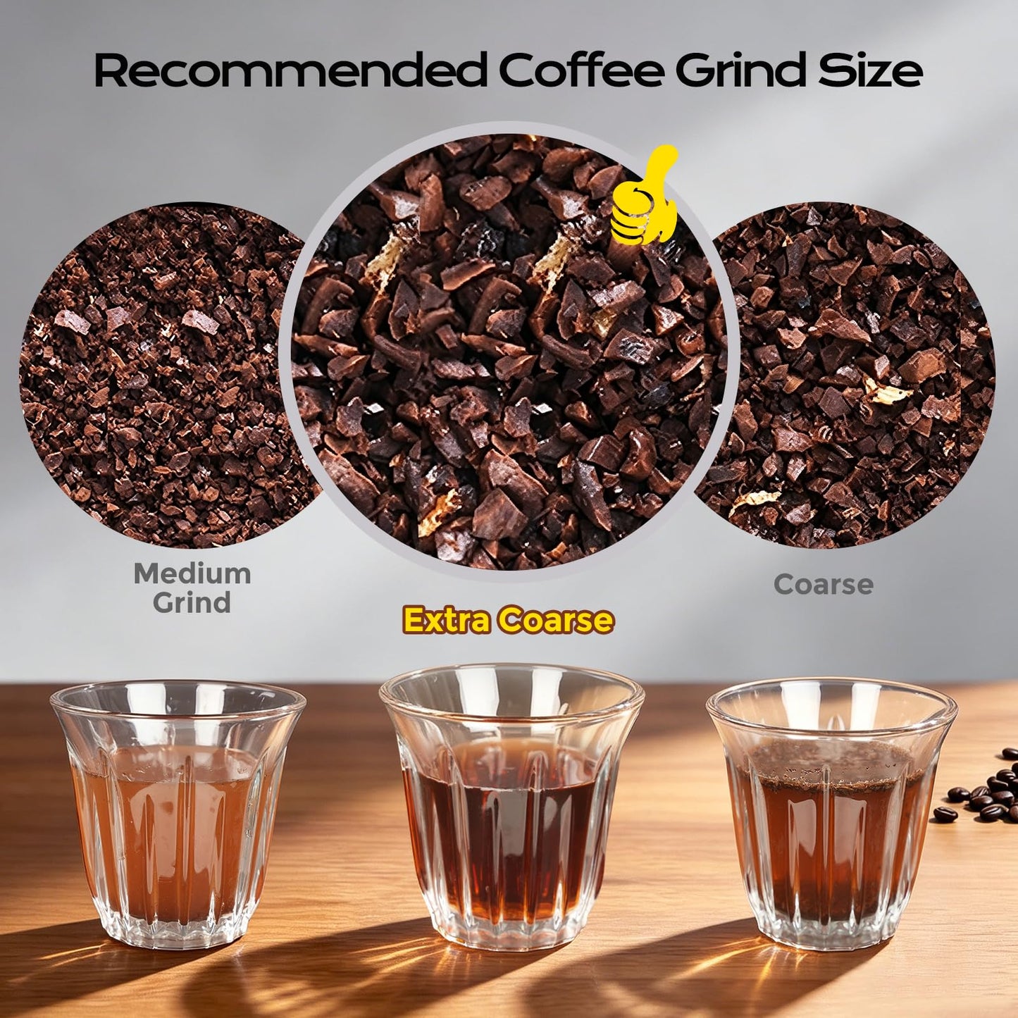 CARROTTIMES Cold Brew Coffee Maker 1.4L/48oz with Handle, Extended Stainless Steel Filter for Deep Extraction, Iced Tea Pitcher with Non-Slip Base Includes Cleaning Brush & Long Stirring Spoon