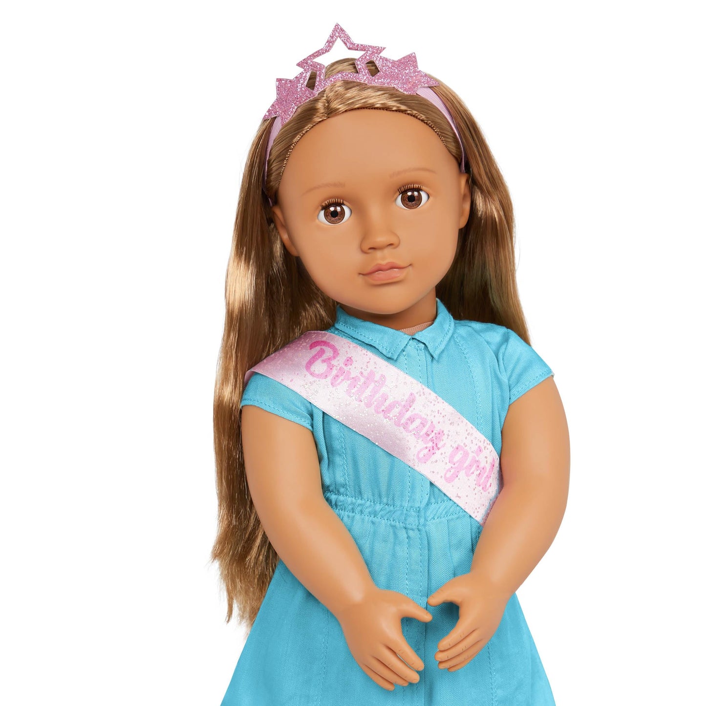 Our Generation – 18-inch Doll – Blonde Hair & Brown Eyes – Birthday Party Accessories – Pretend Play – Toys For Kids Ages 3 And Up – Anita