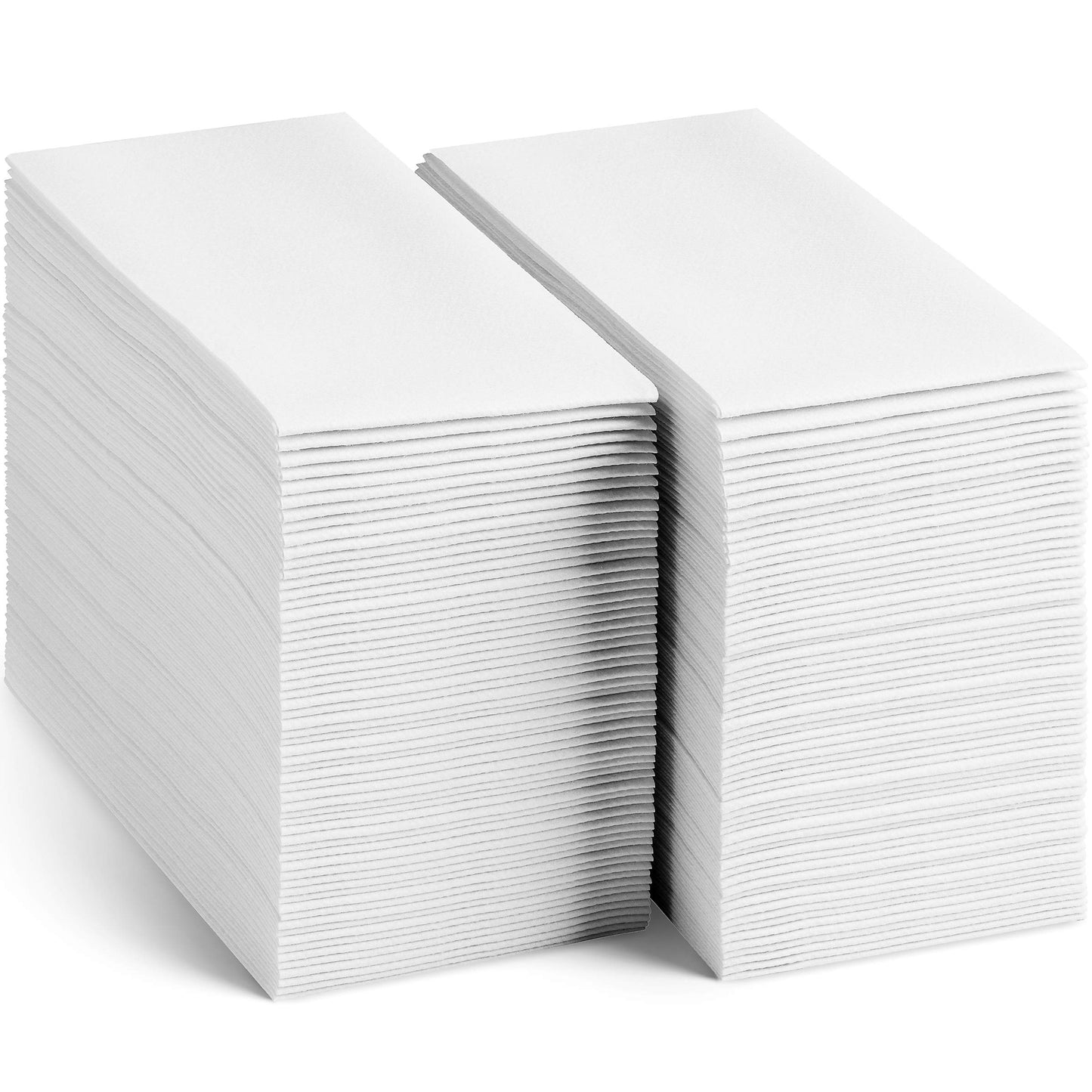 300-pack Servietto Disposable Linen-Feel Guest Towels [8" x 17" ] - Cloth-Like Hand Bathroom Napkins, Made In USA - Soft and Absorbent Paper Napkin for Kitchen, Bathroom, Party, Wedding, Or Event