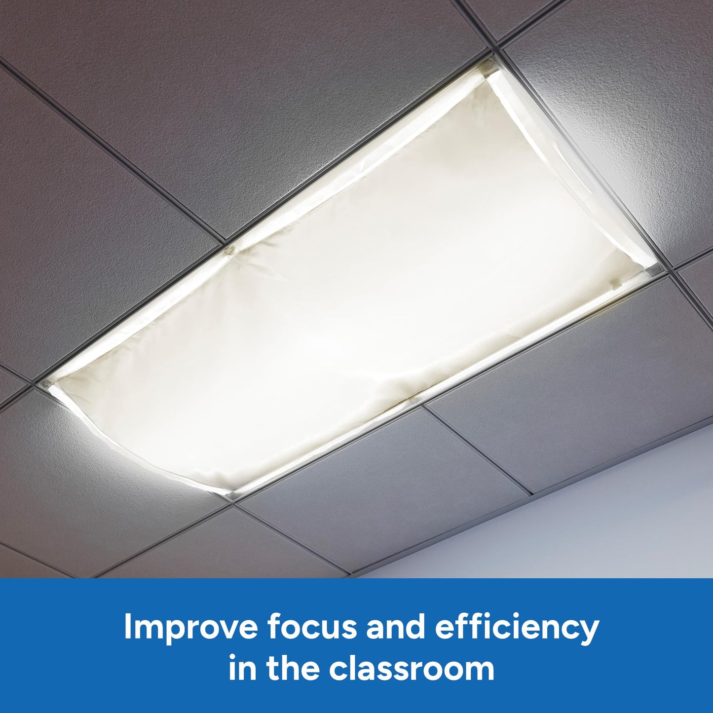 Educational Insights 1231 Classroom Light Filters-Whisper, White, Set of 4