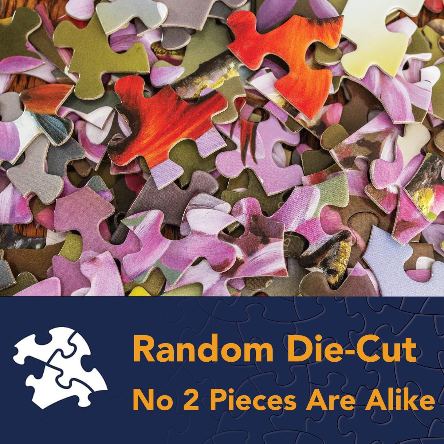 Bits and Pieces - Value Set of Three (3) - 300 Piece Jigsaw Puzzles for Adults - Large Piece 300 pc Colorful Nature Jigsaws Bundle by Artist Iris Sage - 18” x 24”