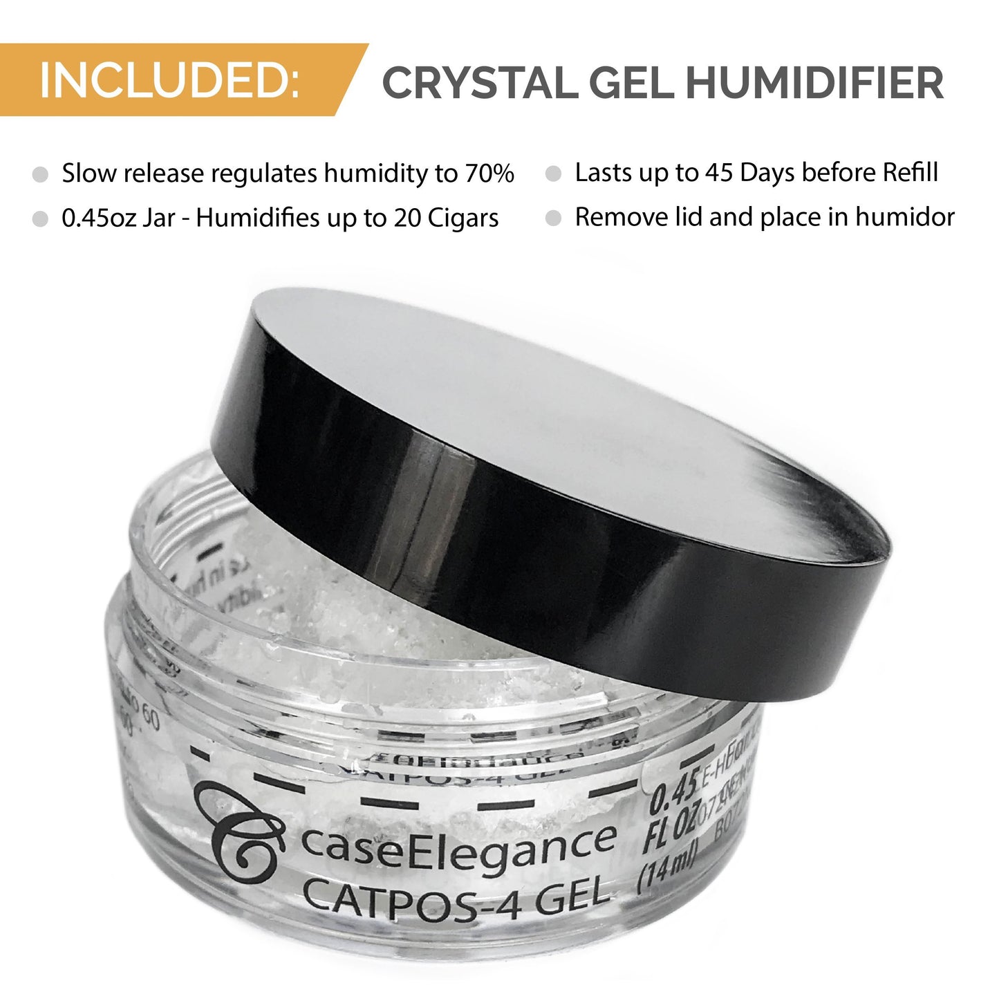 Cherry Finish Spanish Cedar Humidor with Magnet Seal and Humidifier Gel