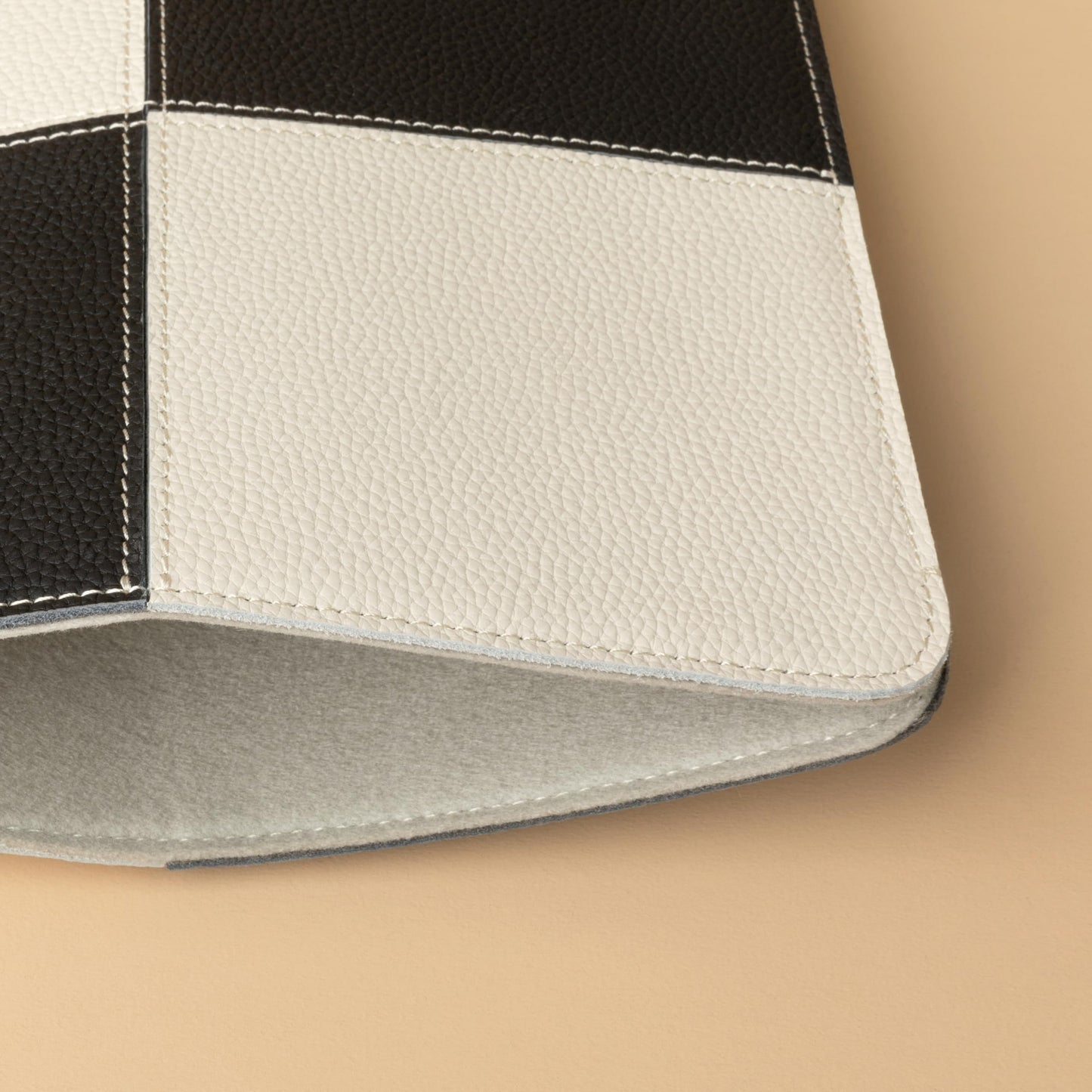Comfyable Laptop Sleeve 13 Inch Precisely Compatible with MacBook Air M5 2026 & MacBook Pro M2 M1 2022, Genuine Leather Cover Case, Black & Cream